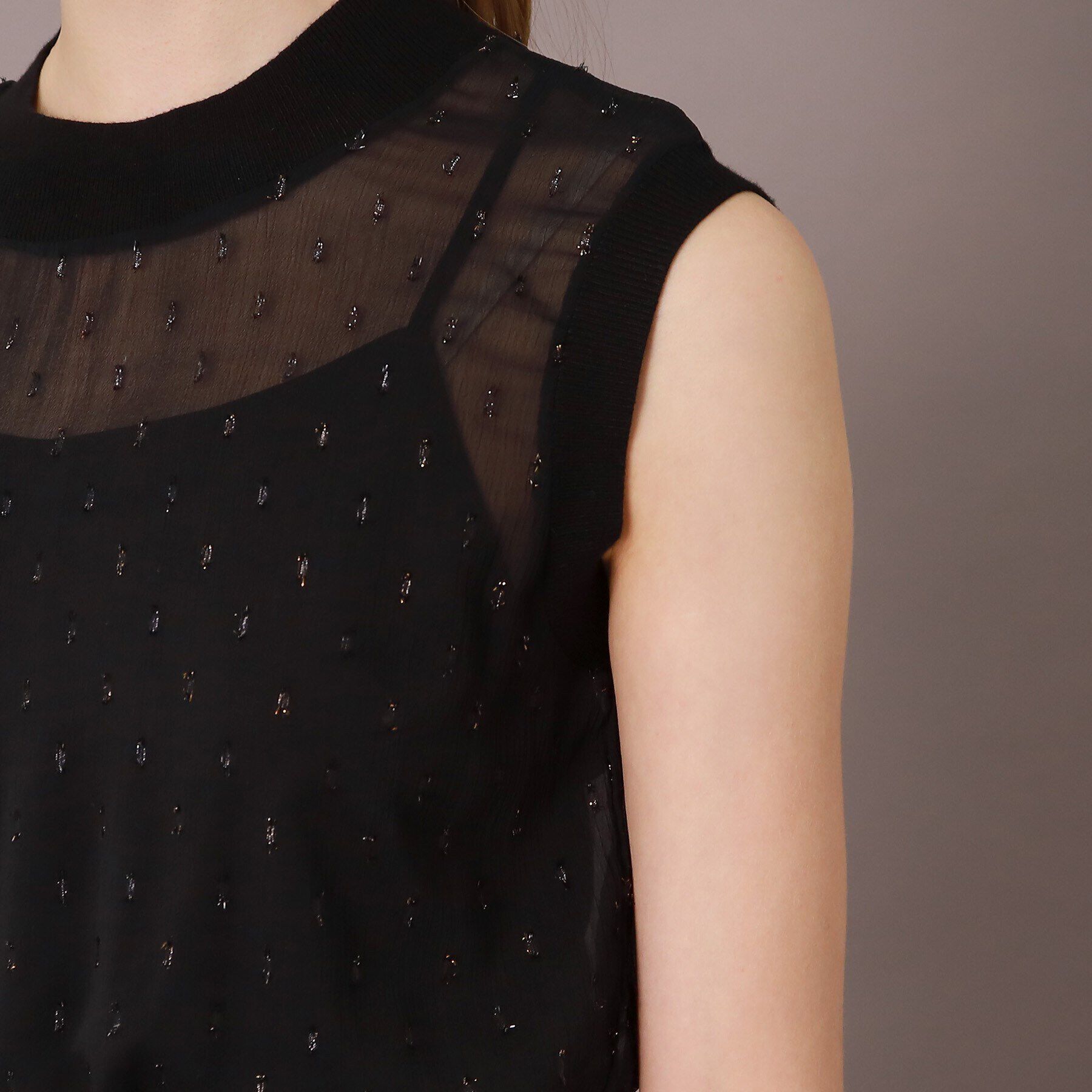 DRESSTERIOR「◆【通勤・行事対応可能/洗える】フィルムドットワンピース」|ワンピース|