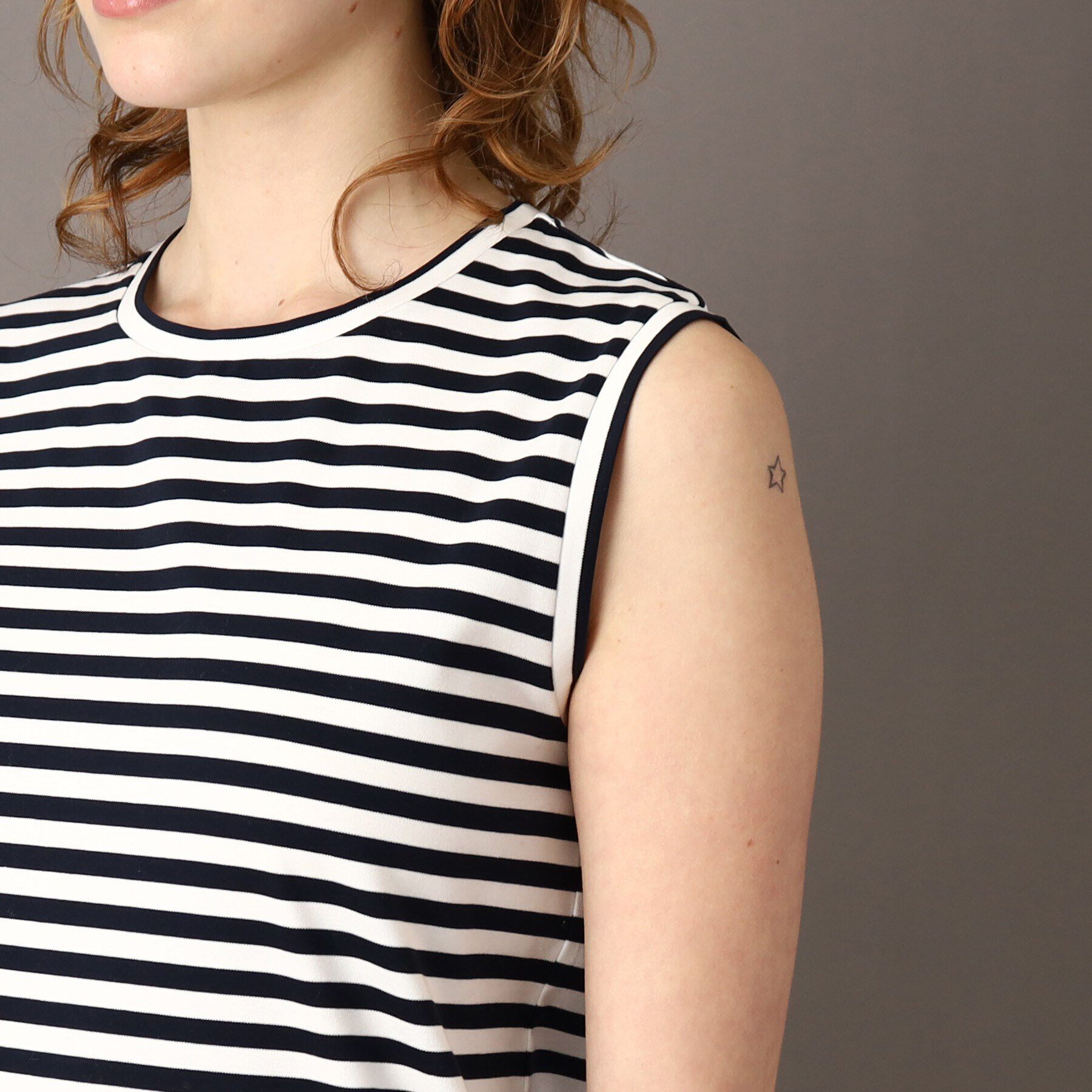 DRESSTERIOR「アイスクリアコットンノースリーブ」|Tシャツ・カットソー|