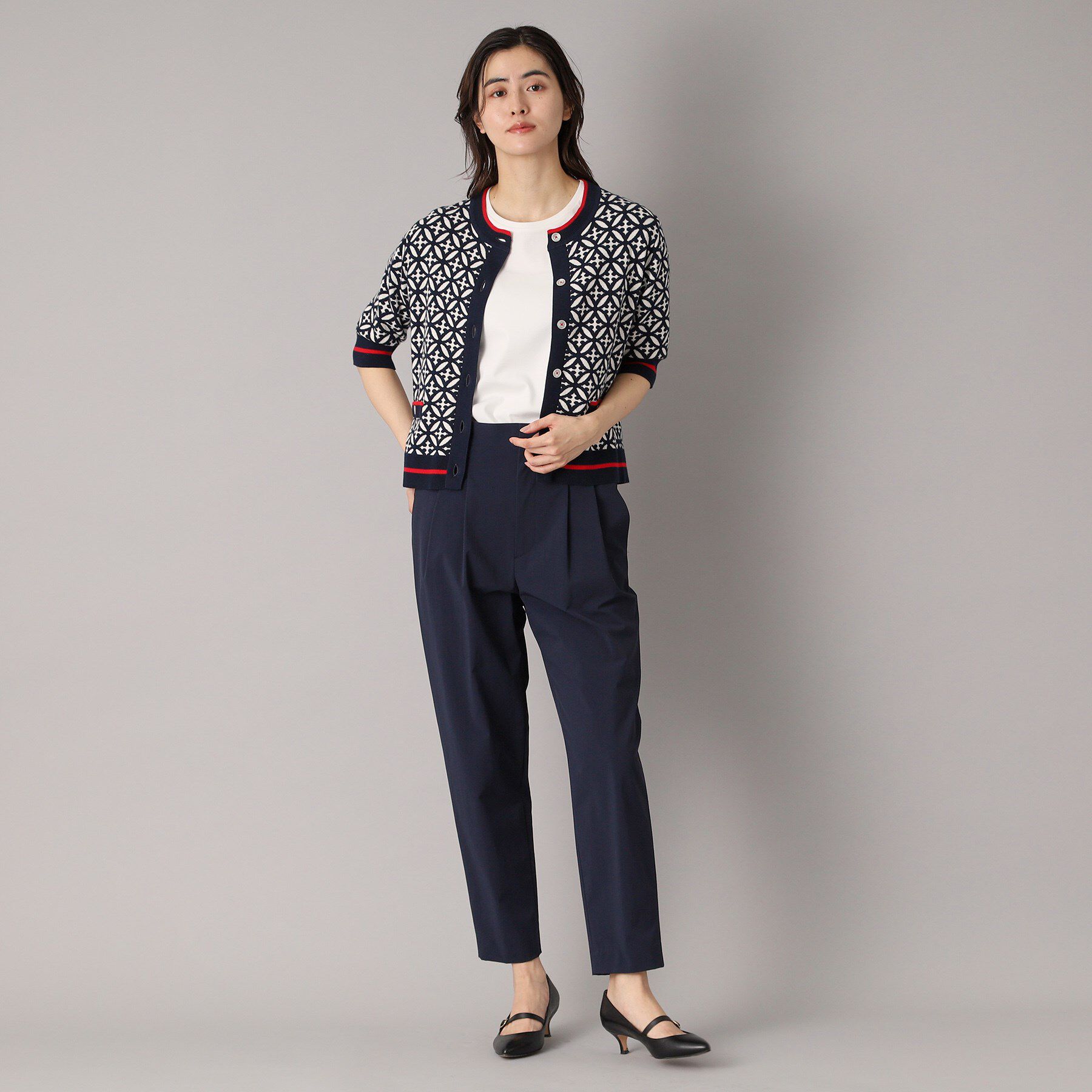 DRESSTERIOR「【再登場/後ろウエストゴム】タックナイロンテーパードパンツ」|その他|