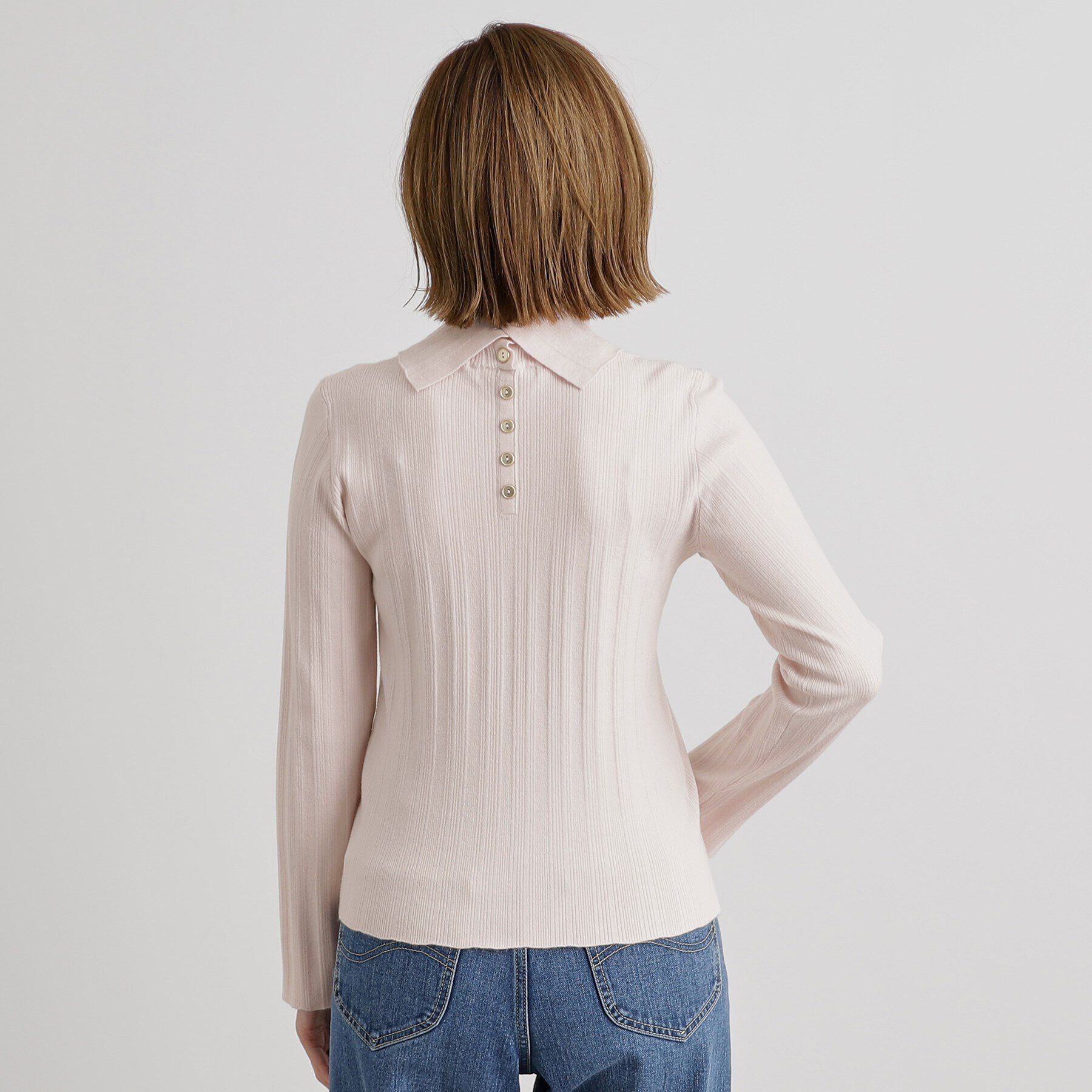 grove「【雑誌掲載】アンジェリーナランダムリブプルオーバー」|ニット・セーター|