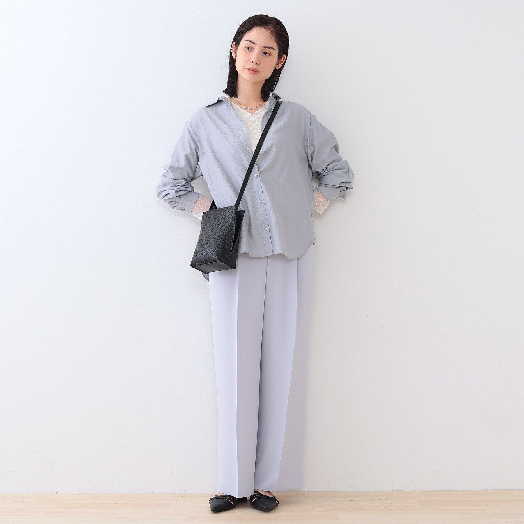 INDIVI「【合皮】ミニポシェットバッグ」|ショルダー・メッセンジャー|