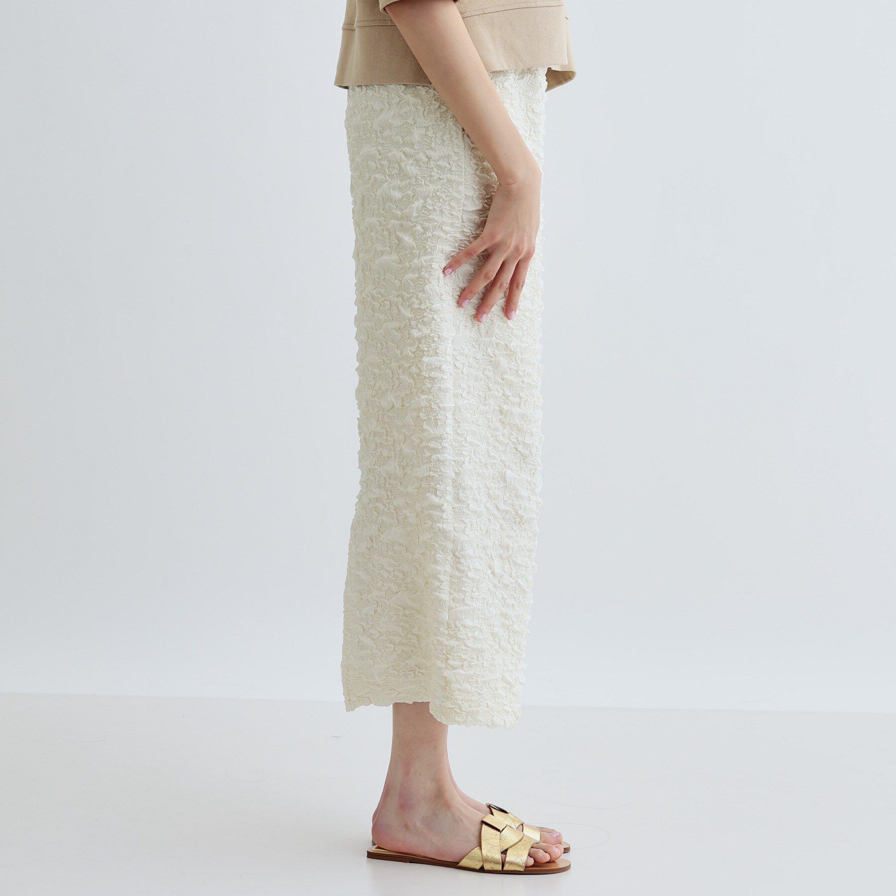 GALLEST「ふくれジャカードタイトスカート」|スカート|