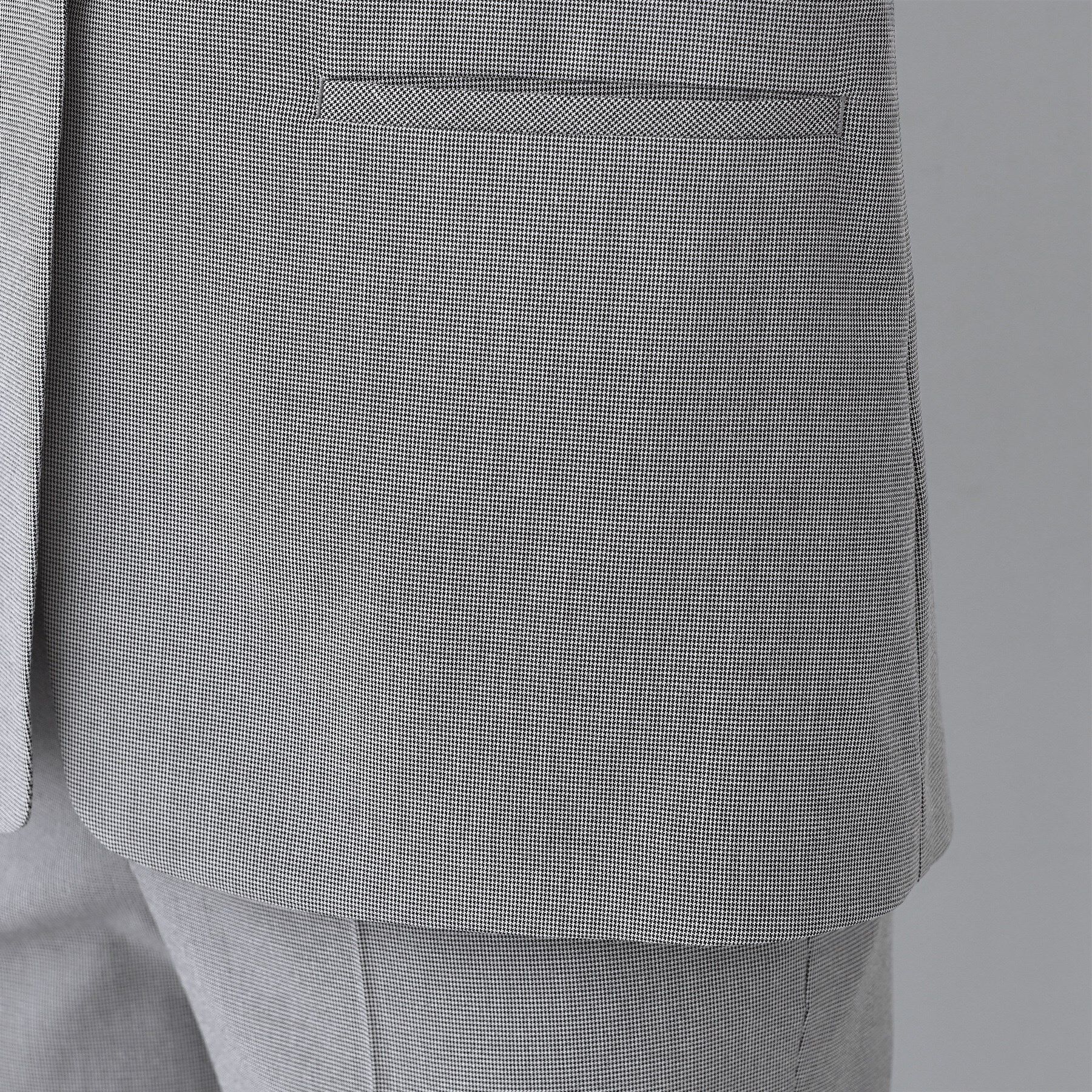 INDIVI「【洗える／夏スーツ】ミニ千鳥柄テーラードカラージャケット」|テーラードジャケット|