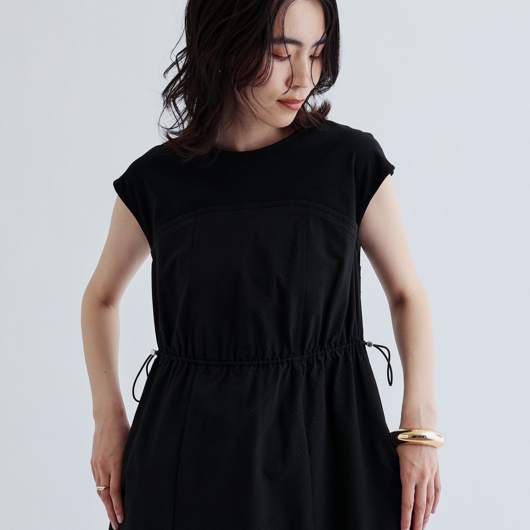 GALLEST「ストライプサッカービスチェワンピース」|ワンピース|