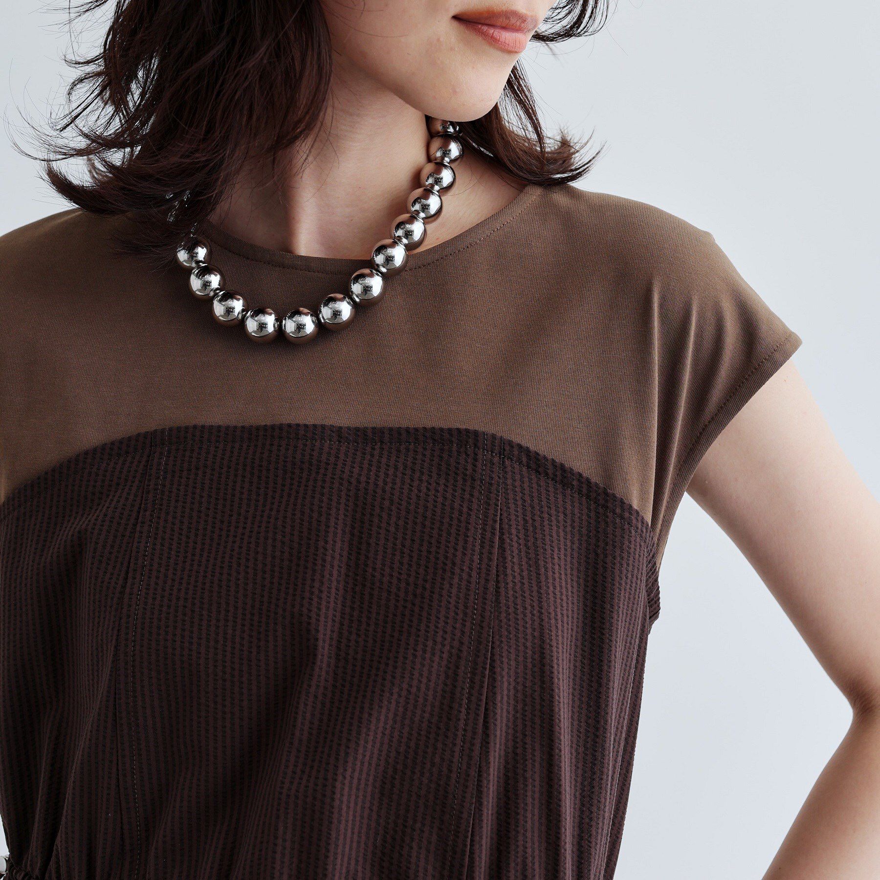 GALLEST「ストライプサッカービスチェワンピース」|ワンピース|