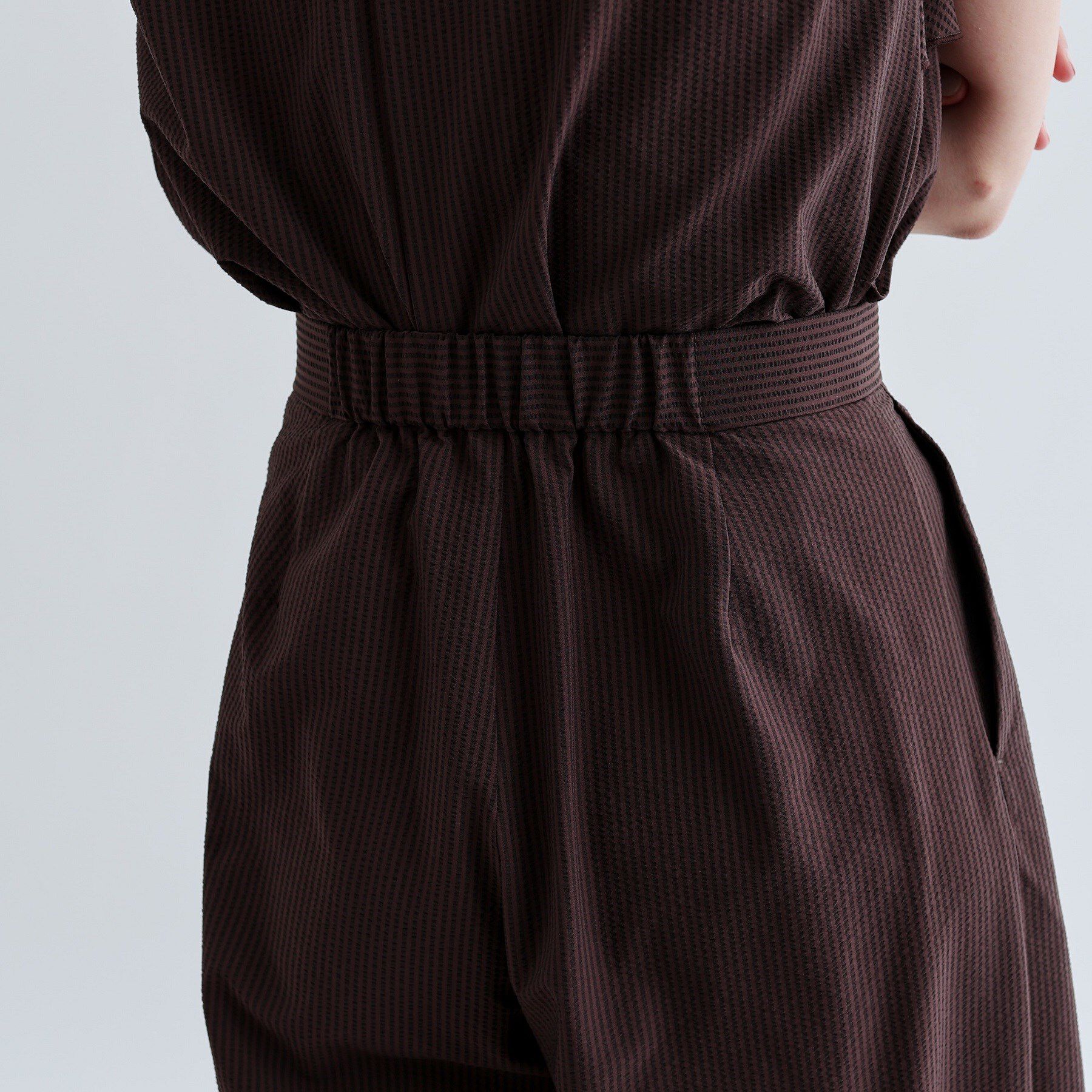 GALLEST「【セットアップ可能】ストライプサッカーワイドパンツ【洗える/カセット服】」|その他|