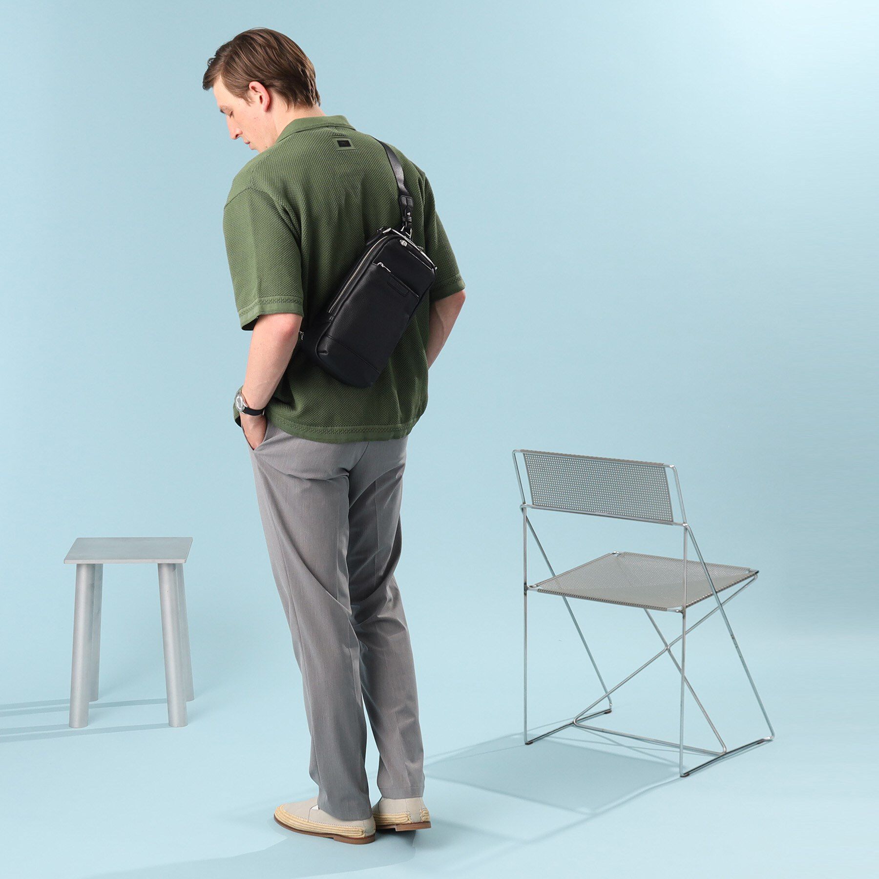 TAKEO KIKUCHI「薄マチ スマート 大人　ワンショルダーバッグ」|ショルダー・メッセンジャー|