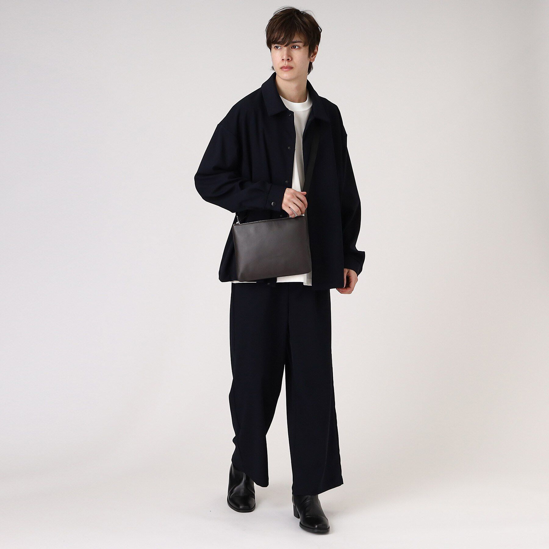 tk.TAKEO KIKUCHI「【WEB限定】レザー2WAYサコッシュバッグ」|ショルダー・メッセンジャー|