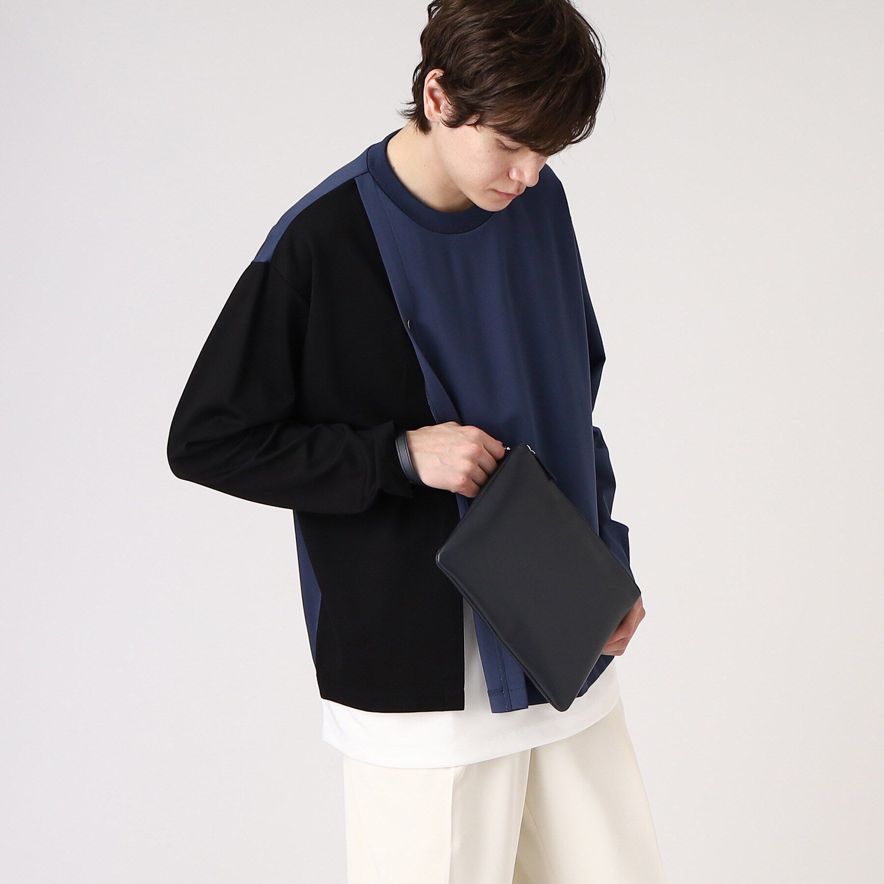 tk.TAKEO KIKUCHI「【WEB限定】レザー2WAYサコッシュバッグ」|ショルダー・メッセンジャー|