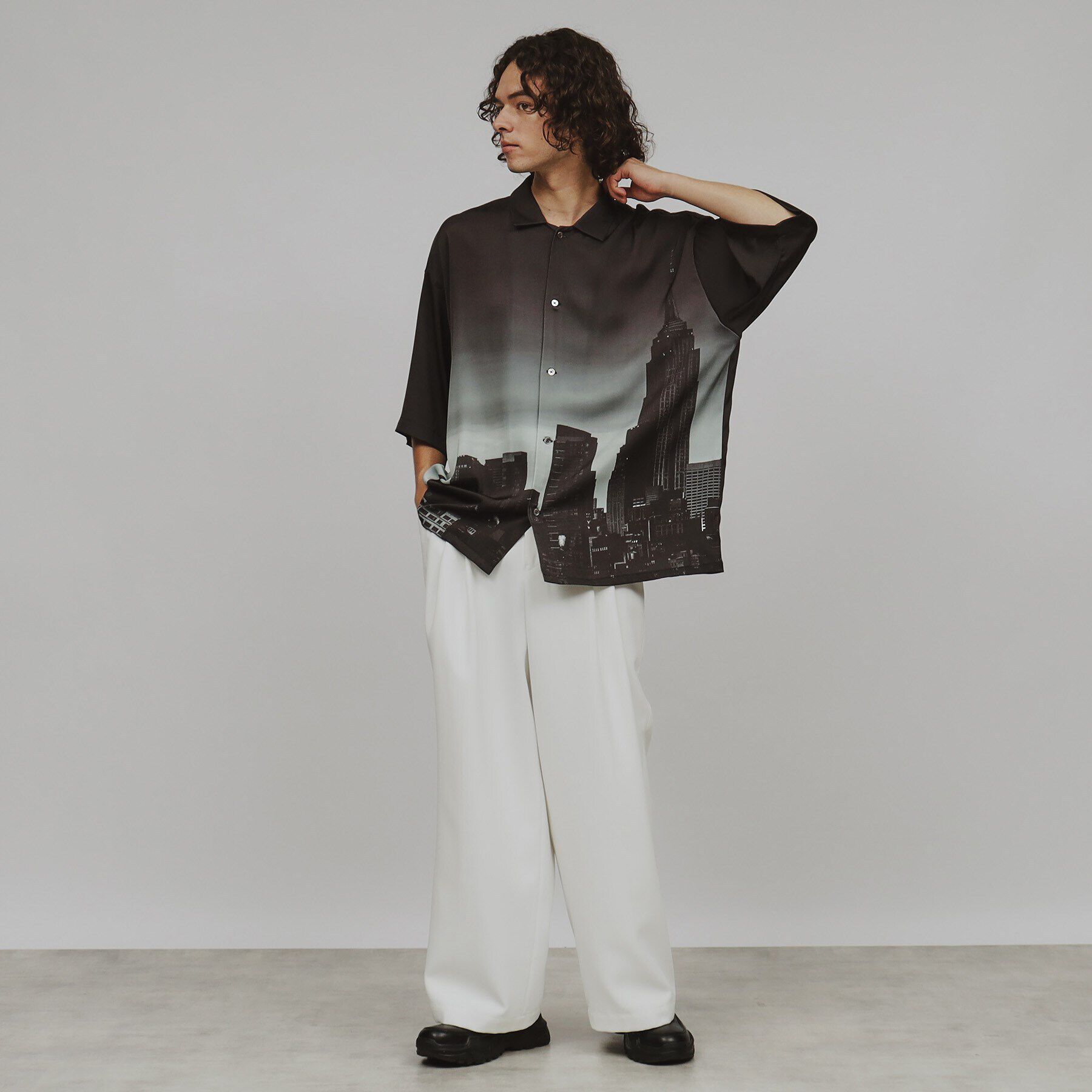 tk.TAKEO KIKUCHI「半袖転写プリントシャツ」|シャツ・ブラウス|