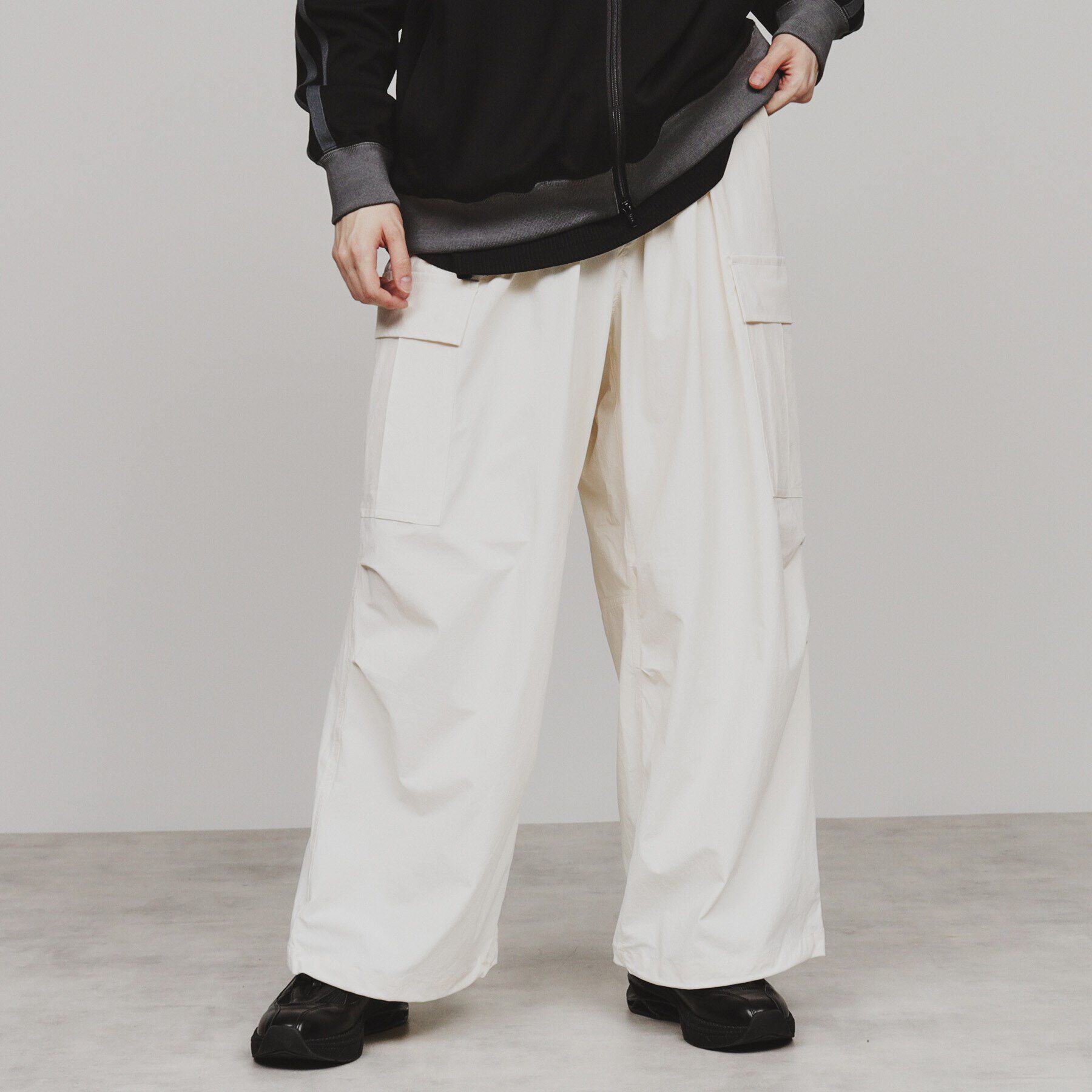 tk.TAKEO KIKUCHI「ナイロンワイドカーゴパンツ」|その他|