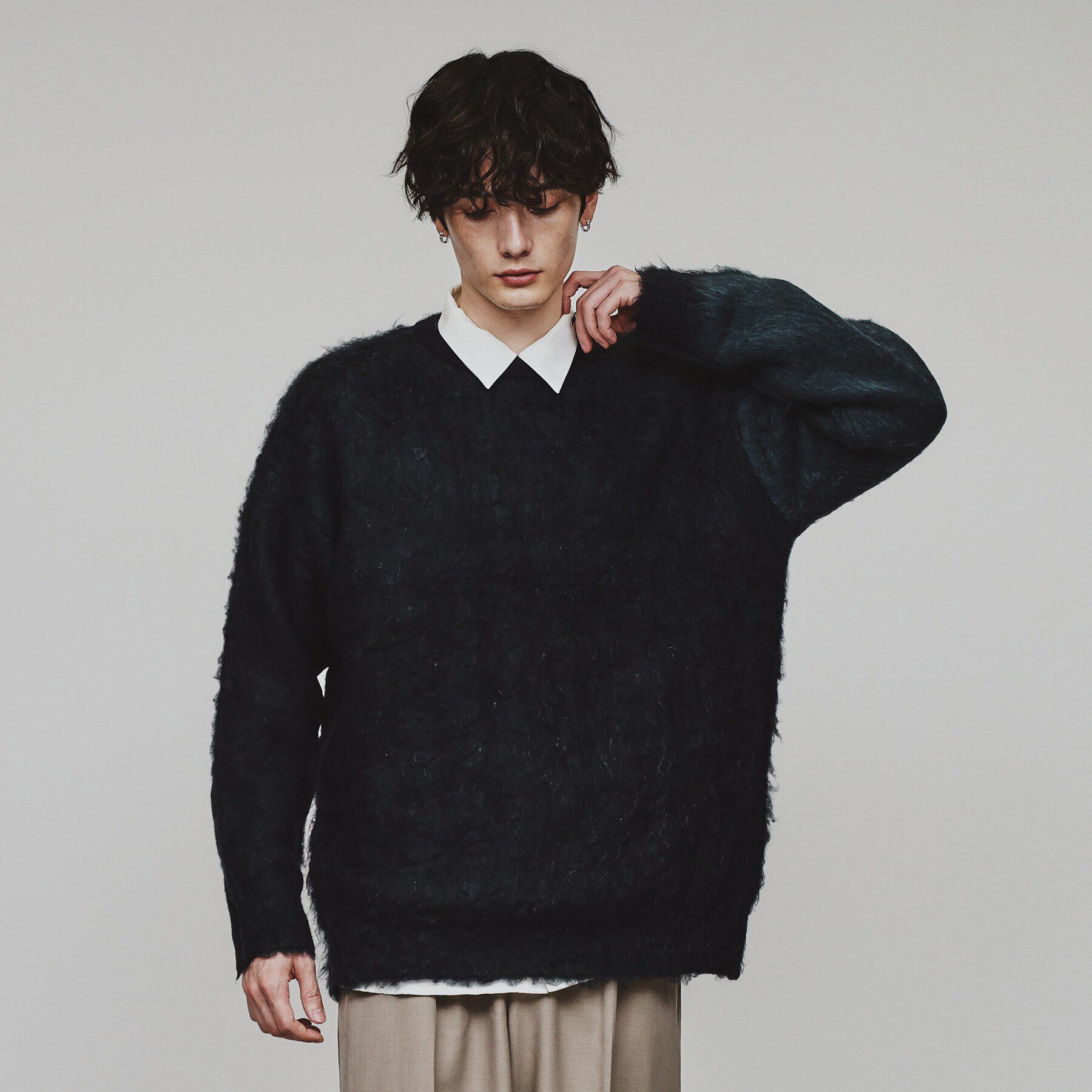 tk.TAKEO KIKUCHI「シャギーニットプルオーバー」|ニット・セーター|