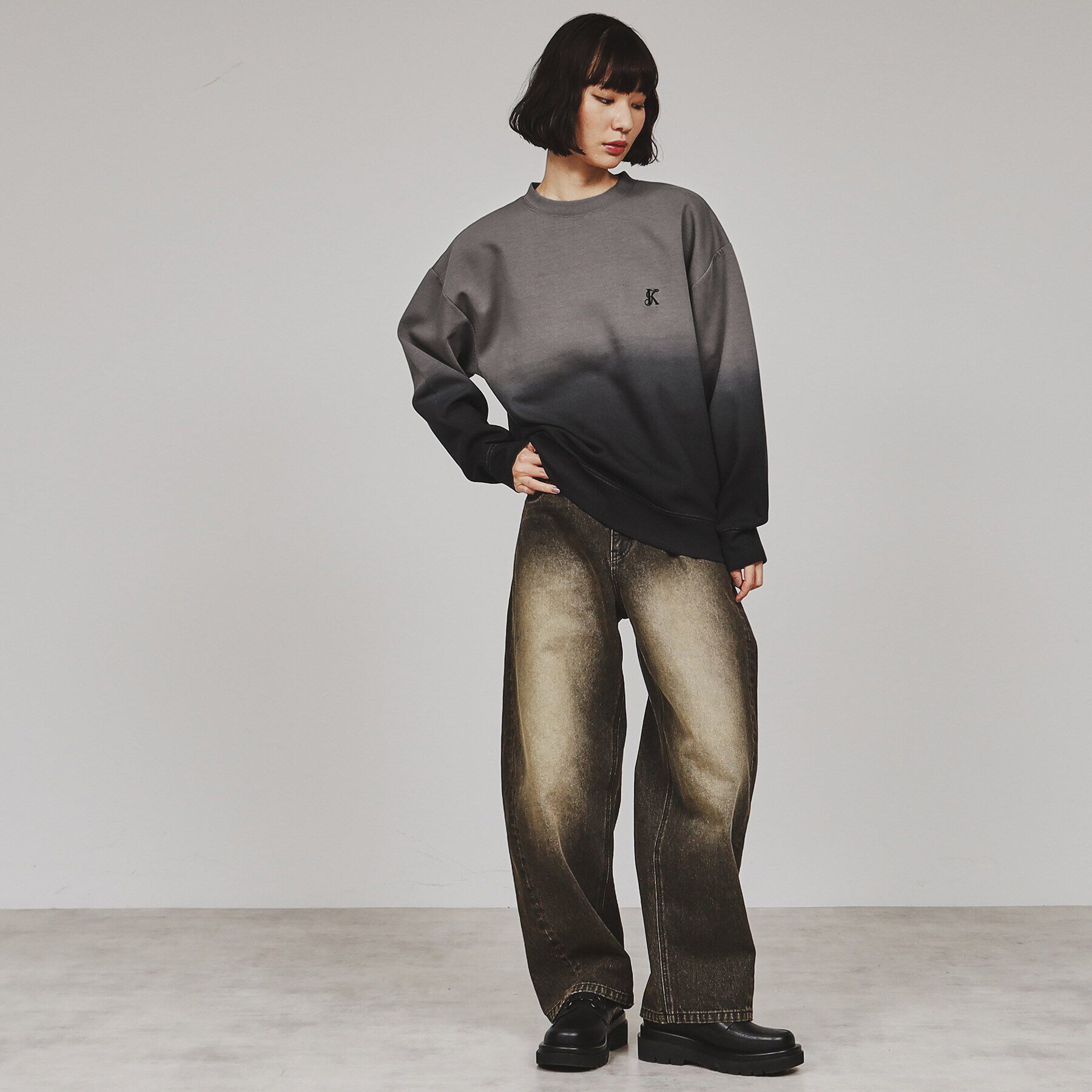 tk.TAKEO KIKUCHI「グラデーションプルオーバー」|Tシャツ・カットソー|