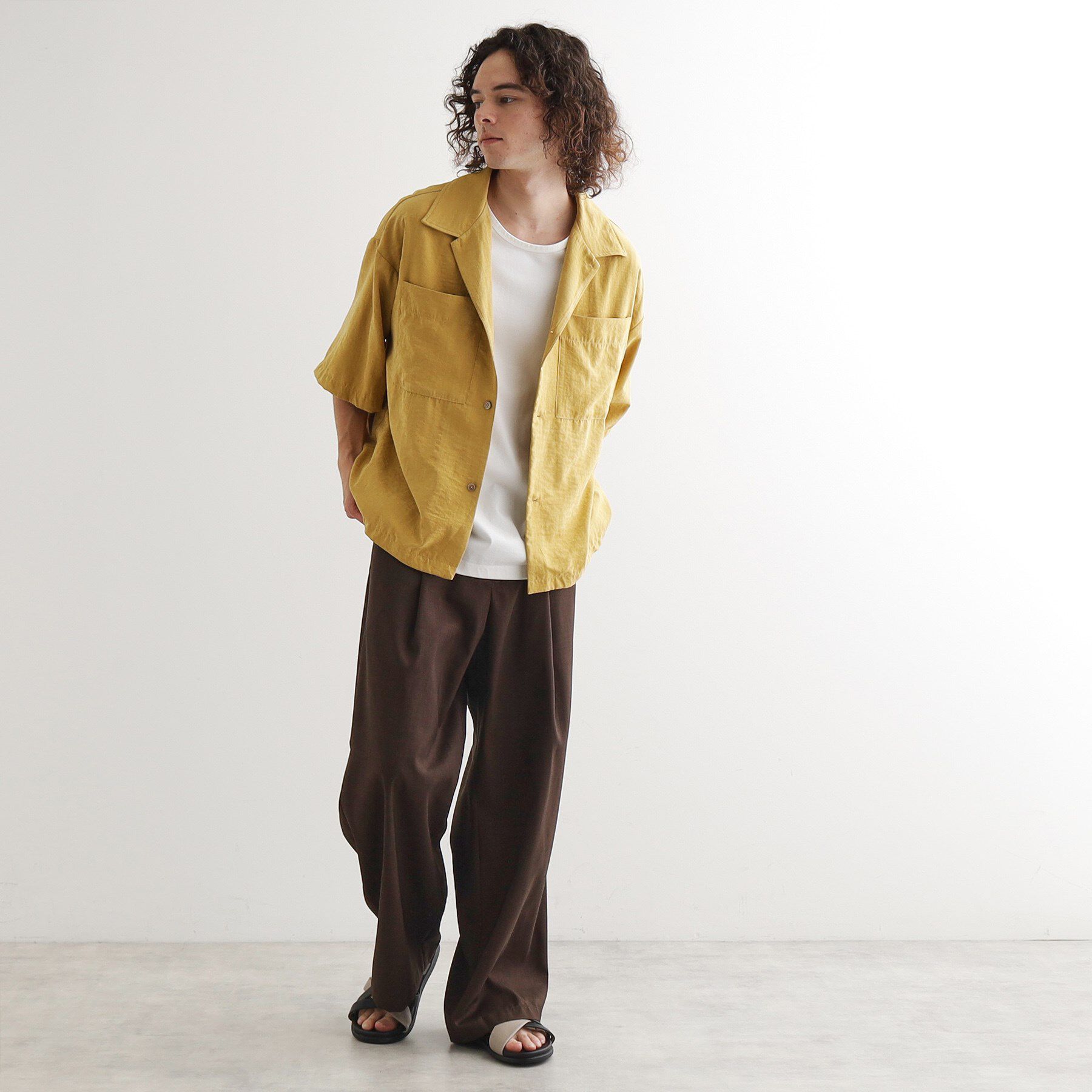 tk.TAKEO KIKUCHI「ヴィンテージライククロップドシャツ」|シャツ・ブラウス|