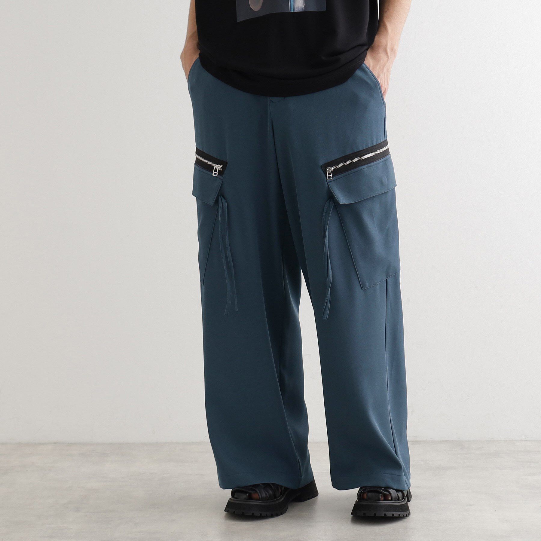 tk.TAKEO KIKUCHI「AラインサイドZIPカーゴパンツ」|その他|