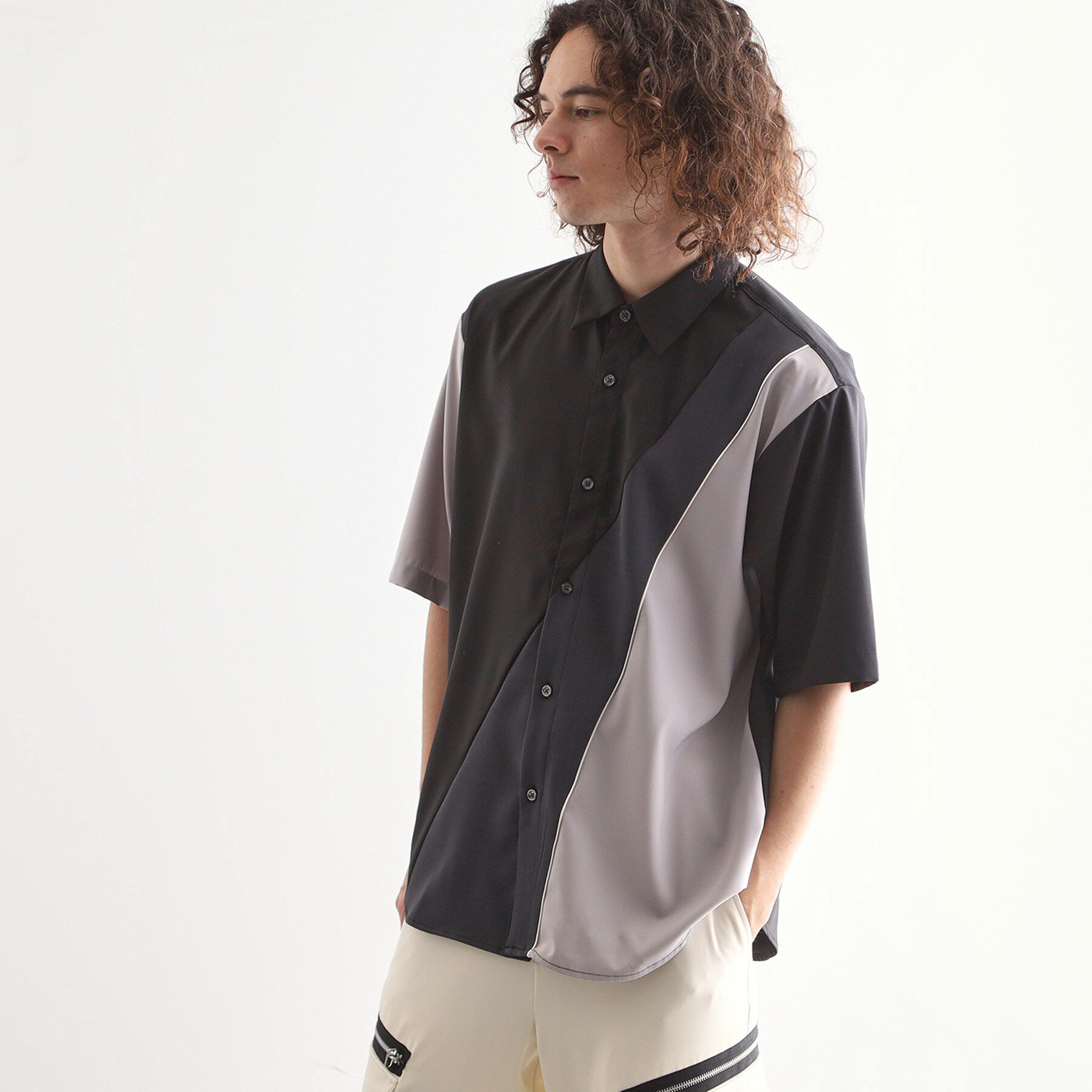 tk.TAKEO KIKUCHI「カーブスイッチシャツ」|シャツ・ブラウス|
