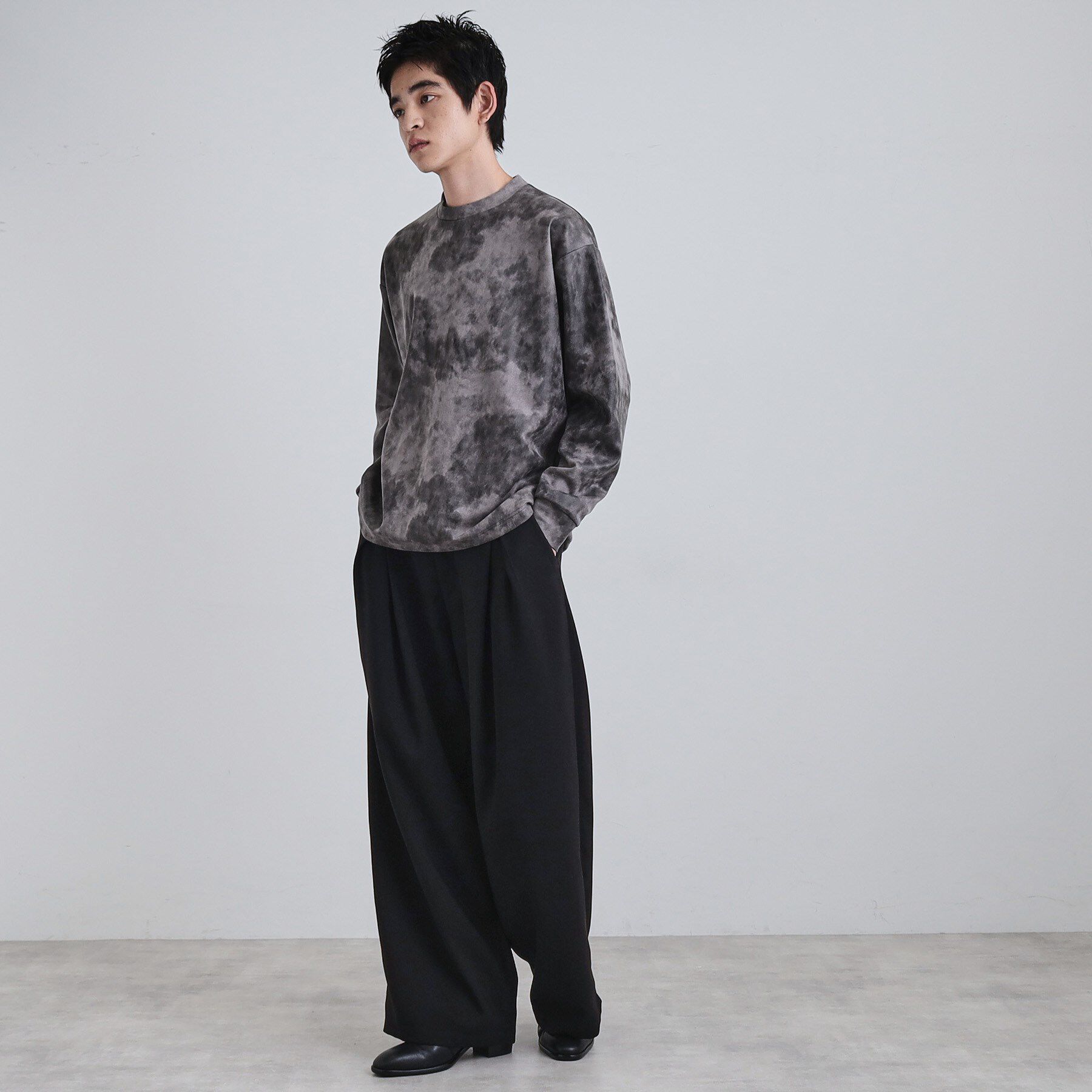 tk.TAKEO KIKUCHI「ヴィンテージライクプリント クルーネックカットソー」|Tシャツ・カットソー|