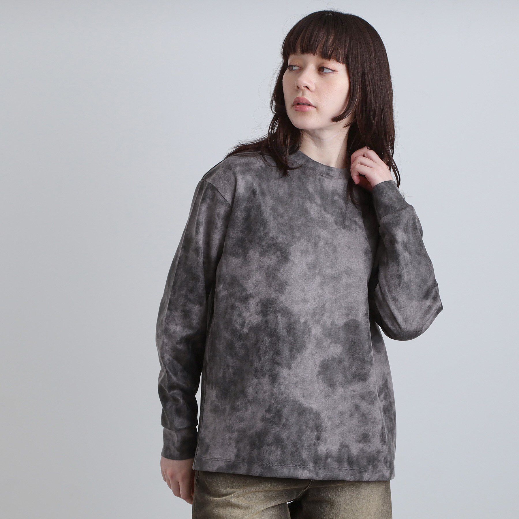 tk.TAKEO KIKUCHI「ヴィンテージライクプリント クルーネックカットソー」|Tシャツ・カットソー|