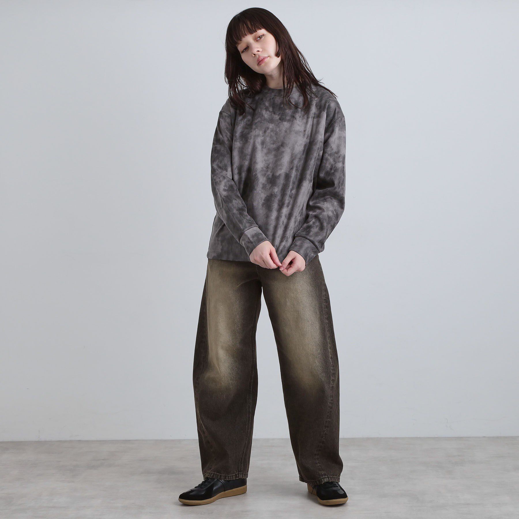 tk.TAKEO KIKUCHI「ヴィンテージライクプリント クルーネックカットソー」|Tシャツ・カットソー|