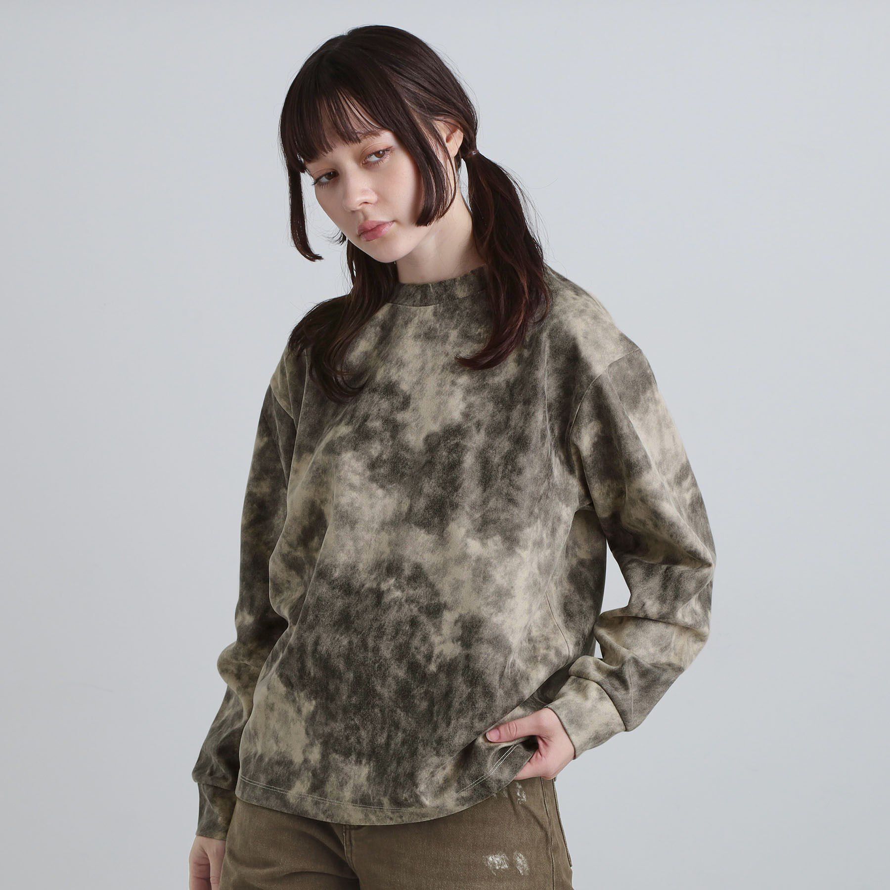 tk.TAKEO KIKUCHI「ヴィンテージライクプリント クルーネックカットソー」|Tシャツ・カットソー|