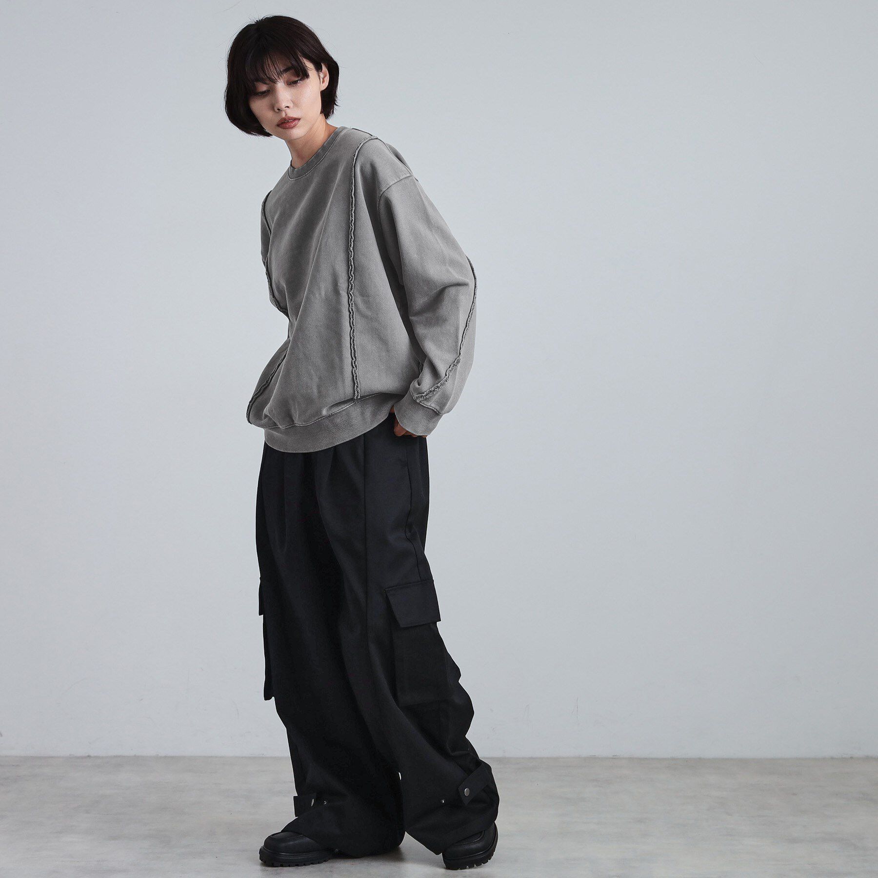 tk.TAKEO KIKUCHI「ヘヴィウェイトヴィンテージプルオーバー」|パーカー|