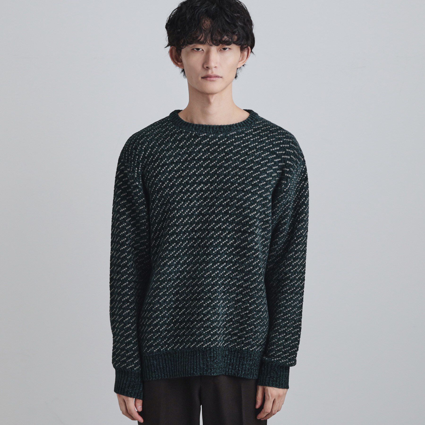 tk.TAKEO KIKUCHI「バーズアイモールニット」|ニット・セーター|