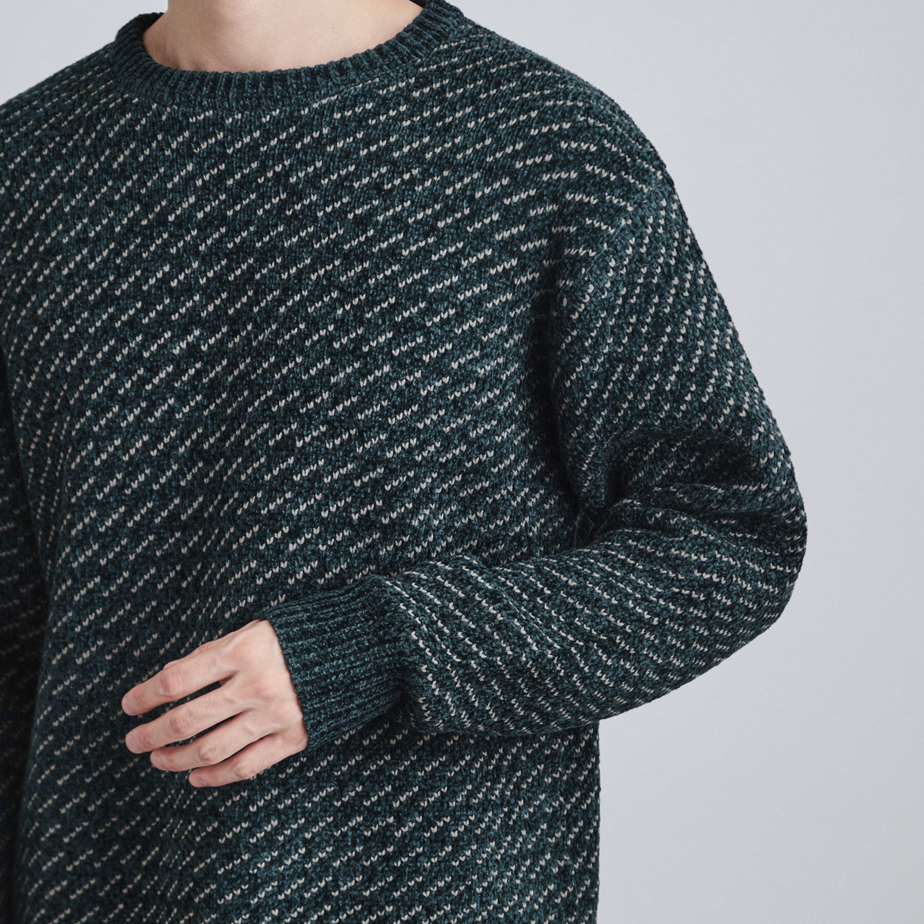 tk.TAKEO KIKUCHI「バーズアイモールニット」|ニット・セーター|