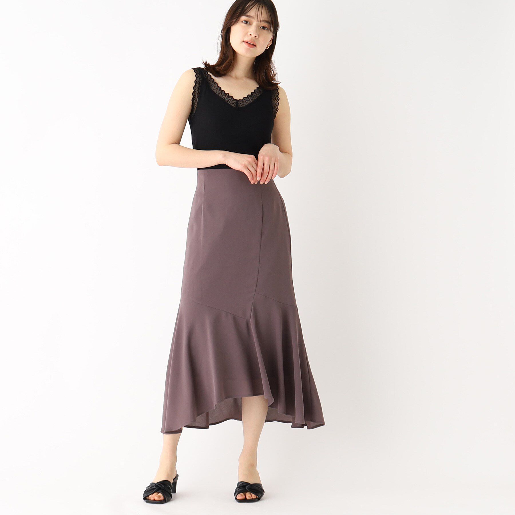 index「前後2WAYレースタンクトップ【洗濯機洗い可】」|キャミソール|