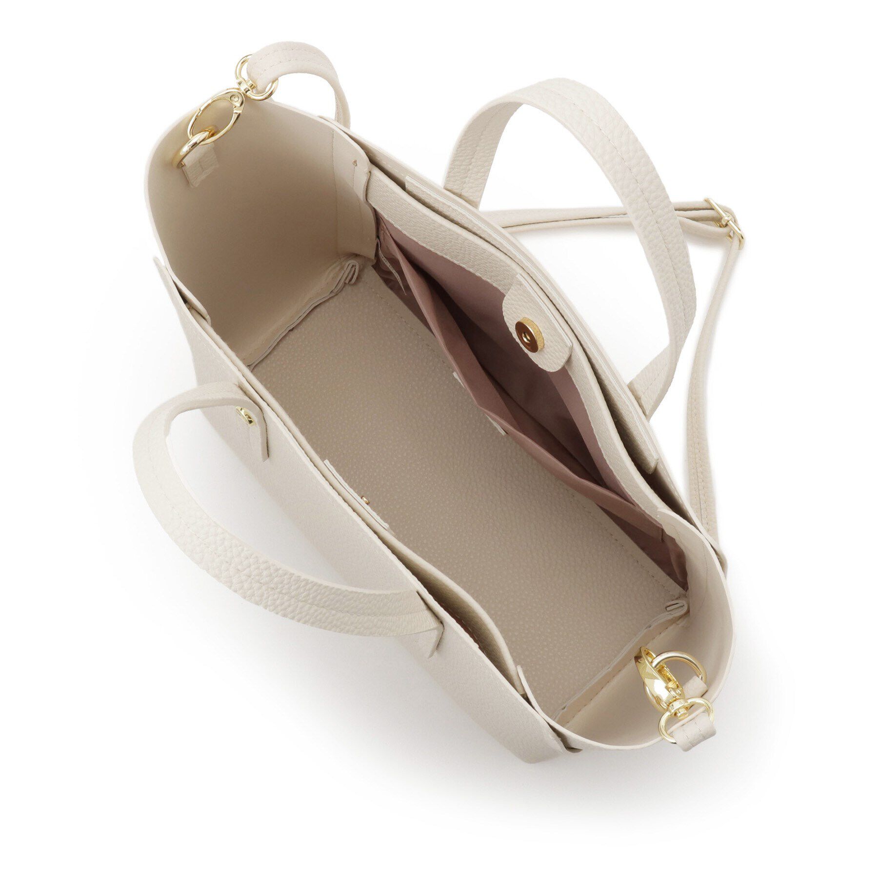 index「【2WAY】フェイクレザーミドルトートバッグ」|トートバッグ|