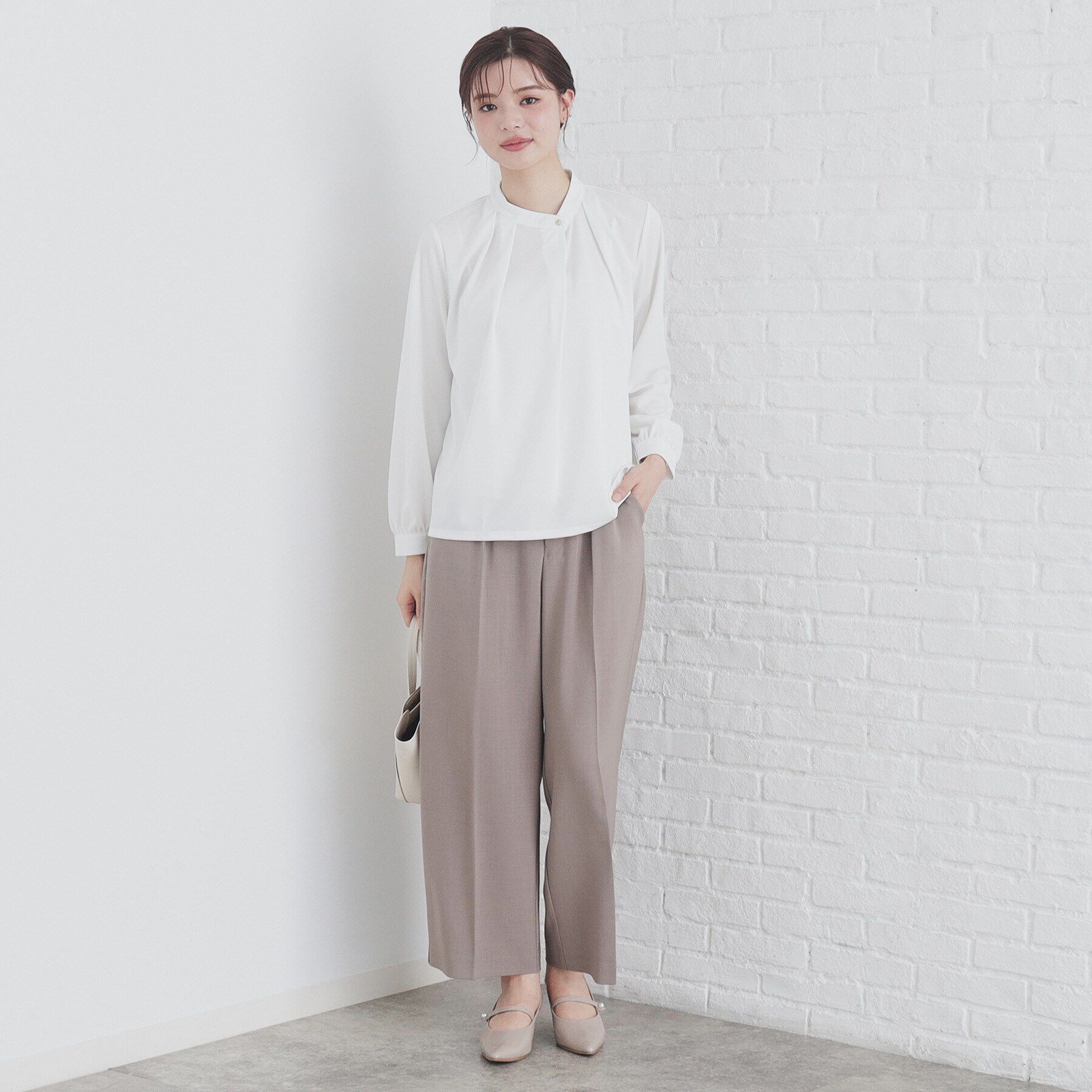 index「UV アシメタックデザイントップス【洗濯機洗い可/接触冷感】」|シャツ・ブラウス|