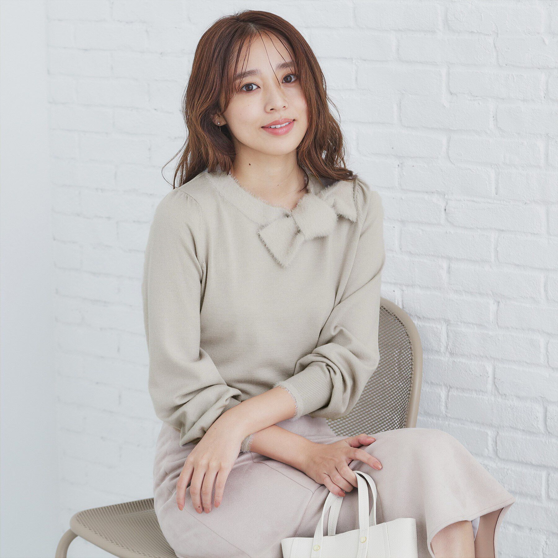 index「《6color/XS-LLsize》リボン取り外し2WAY フェザーリボンニット【洗濯機洗い可】」|ニット・セーター|