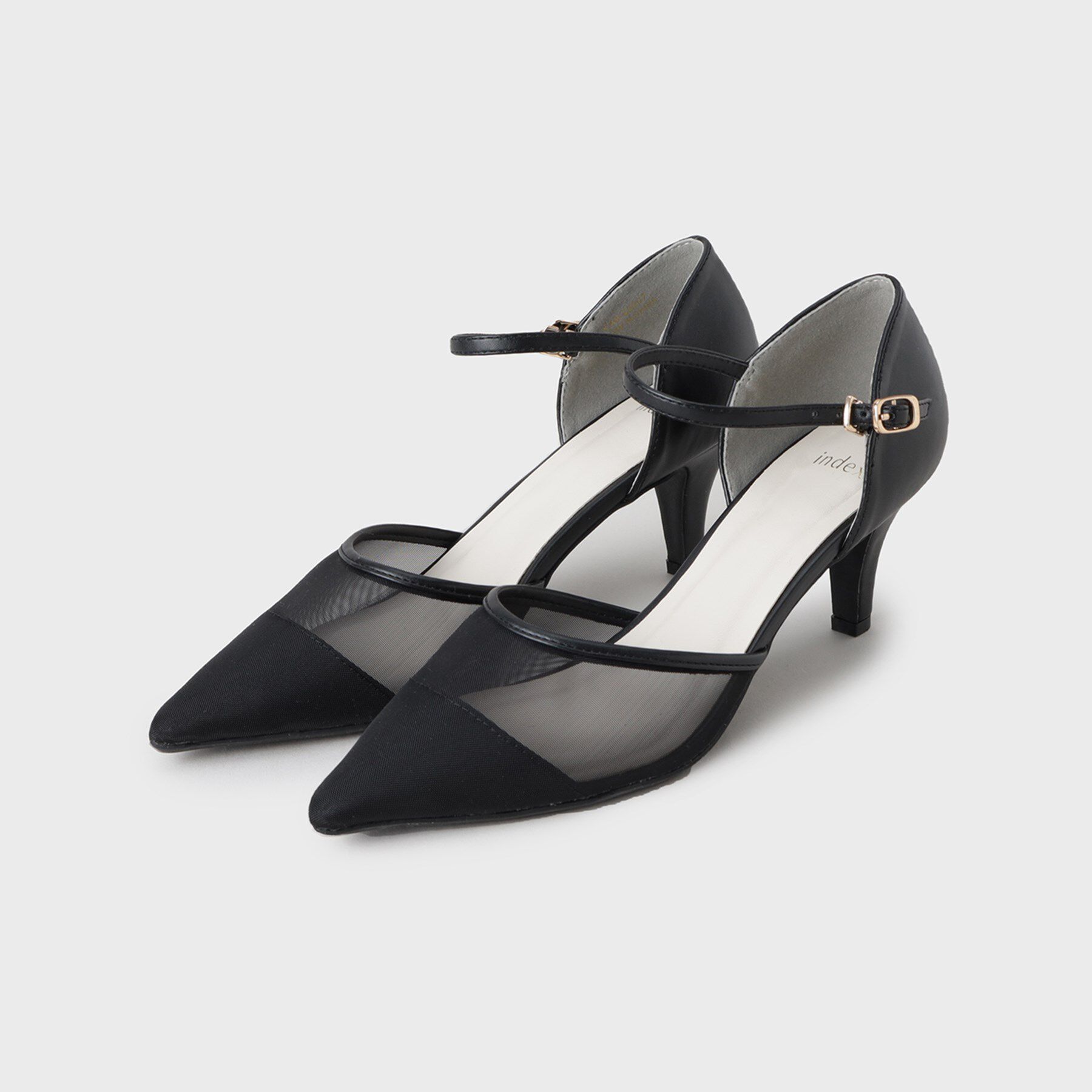 index「チュールセパレートパンプス」|パンプス|ブラック(019)