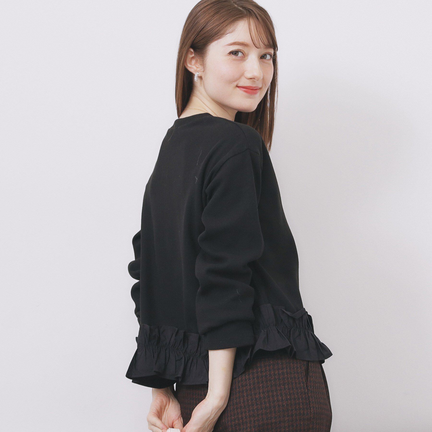 index「フリルドッキングトップス【洗濯機OK】」|Tシャツ・カットソー|