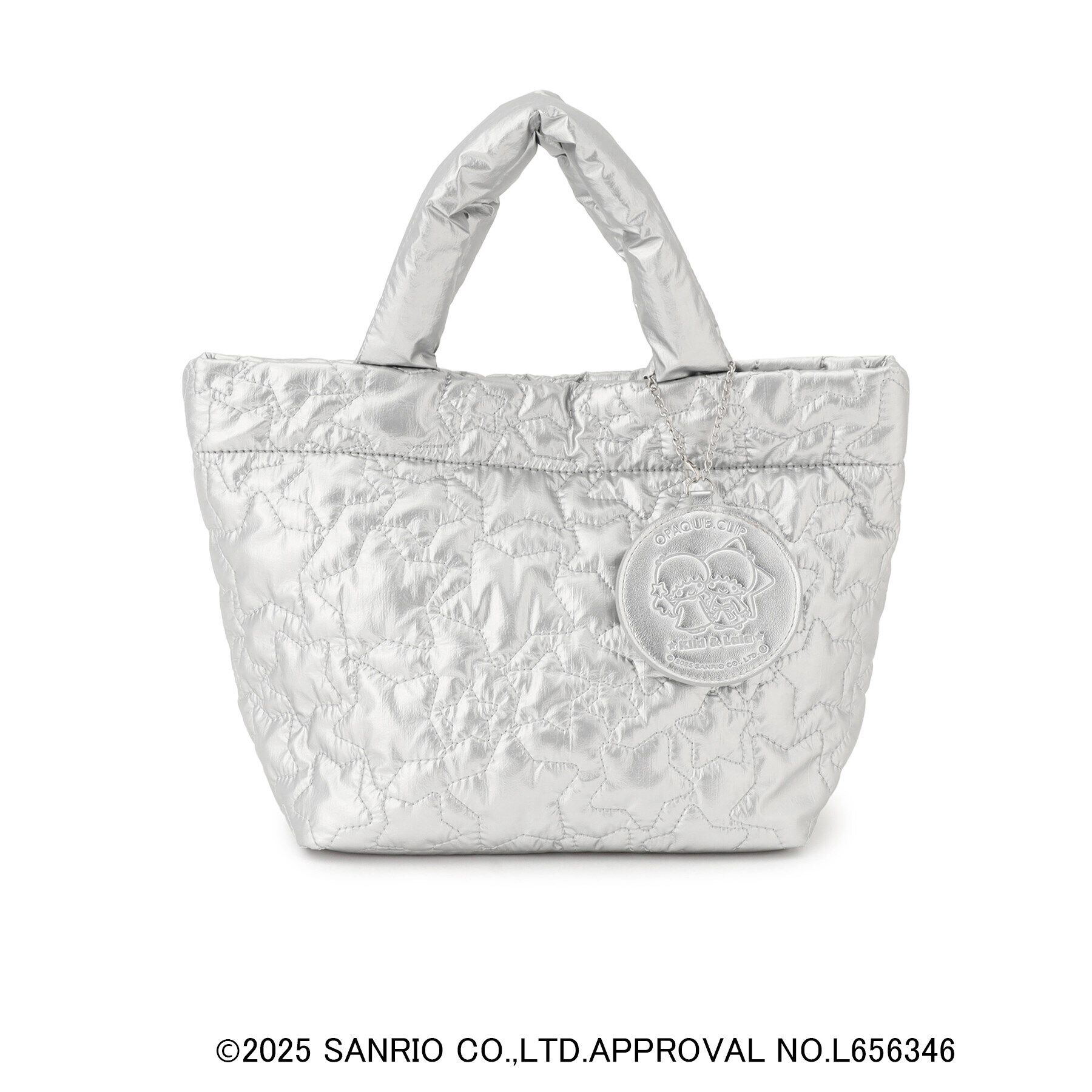 OPAQUE.CLIP「【リトルツインスターズコラボ】キキ＆ララ 星キルティングランチバッグ」|その他|シルバー(006)