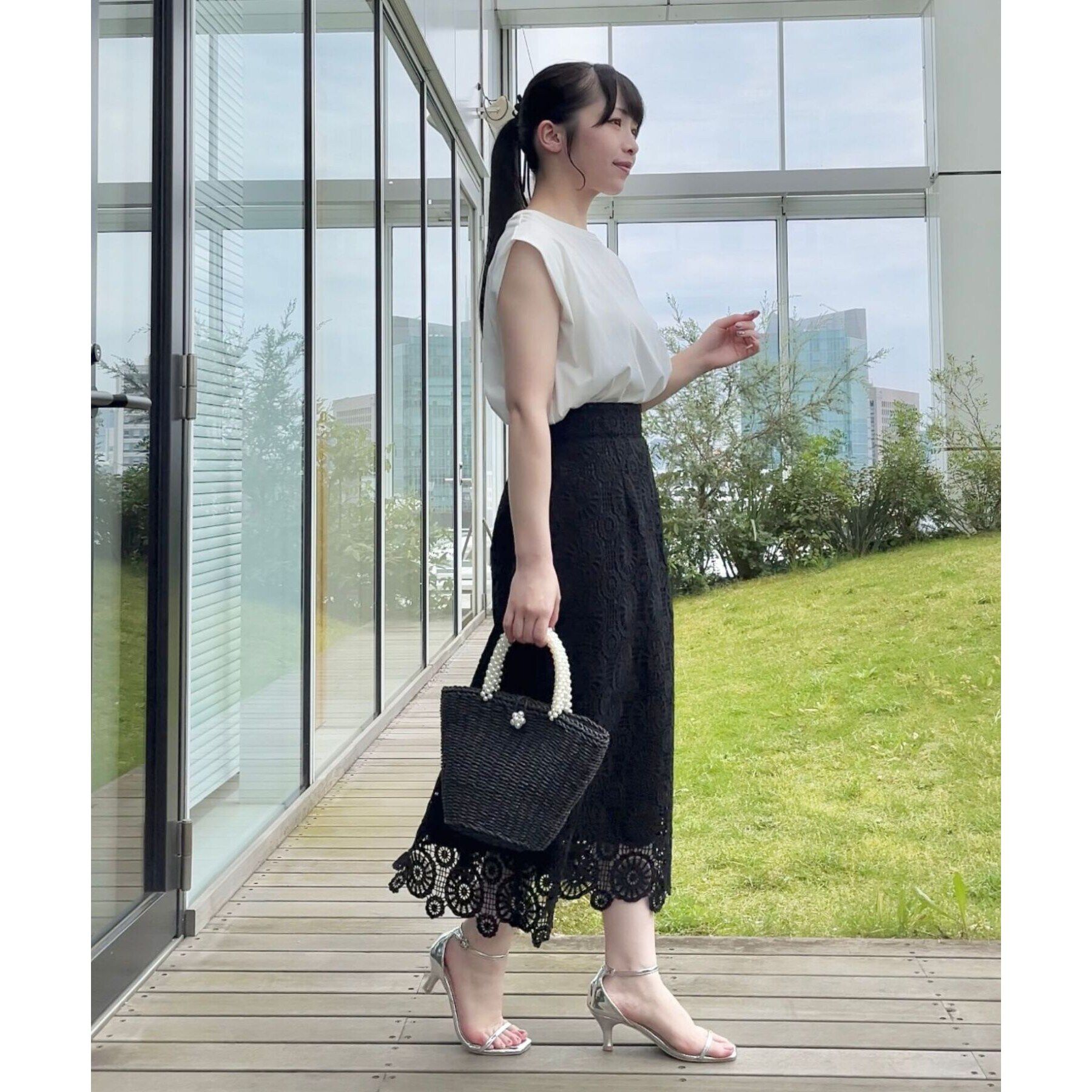 Couture broach「【インしないでキマる】ラインストーンTシャツ」|Tシャツ・カットソー|