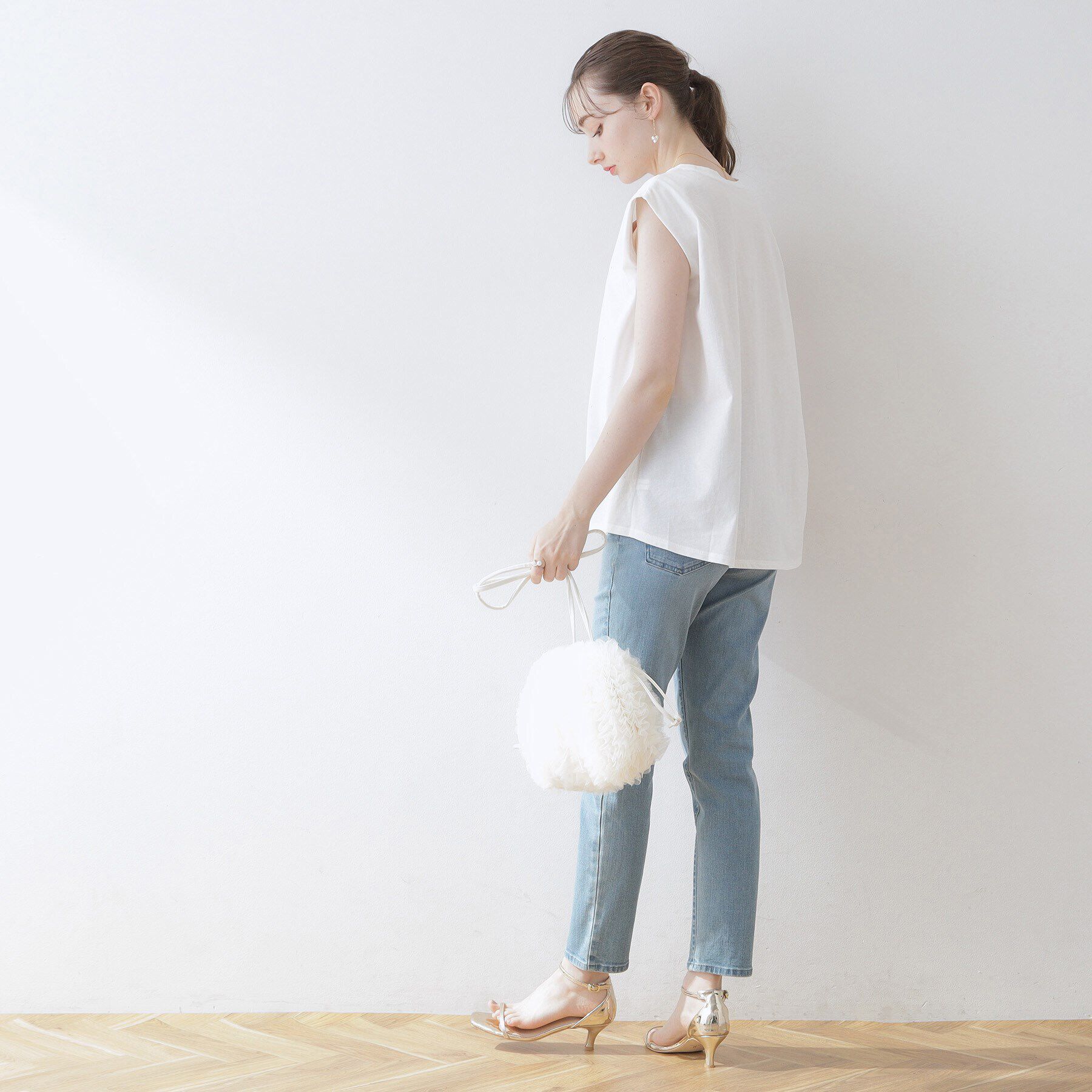 Couture broach「【インしないでキマる】ラインストーンTシャツ」|Tシャツ・カットソー|