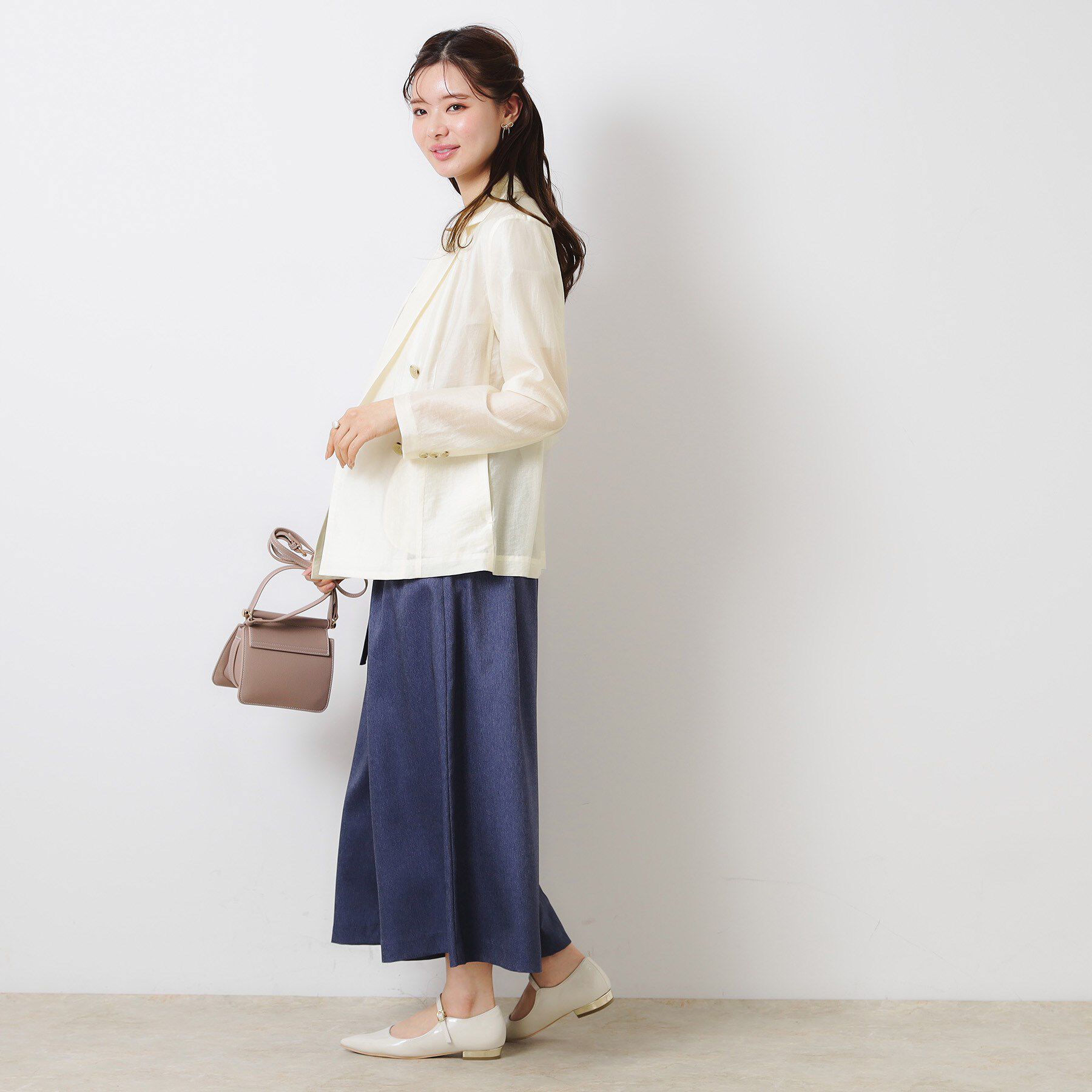 Couture broach「【オシャレな透け感・通勤】シアージャケット」|テーラードジャケット|