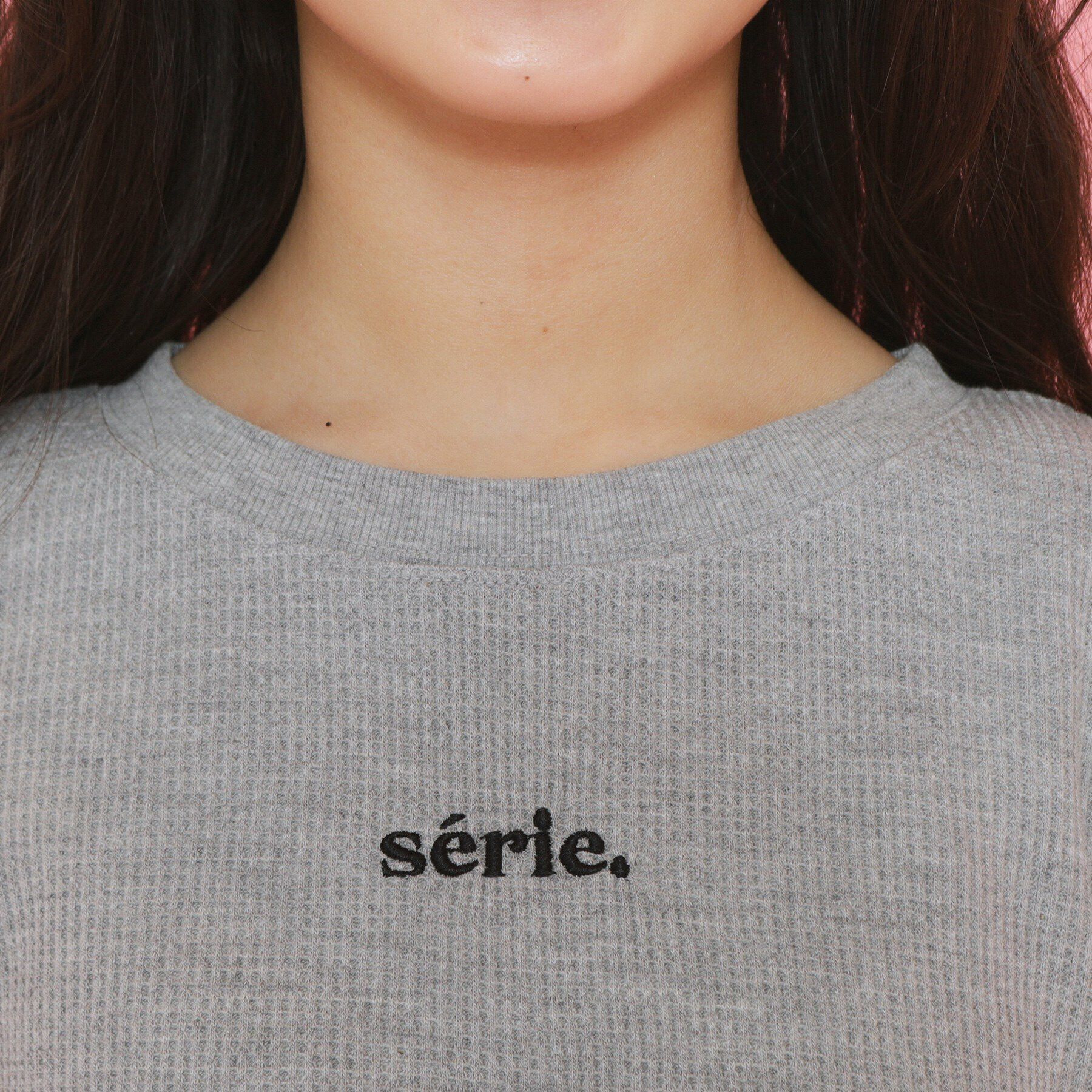 PINK-latte「【130cmあり】サーマルTシャツ」|Tシャツ・カットソー|