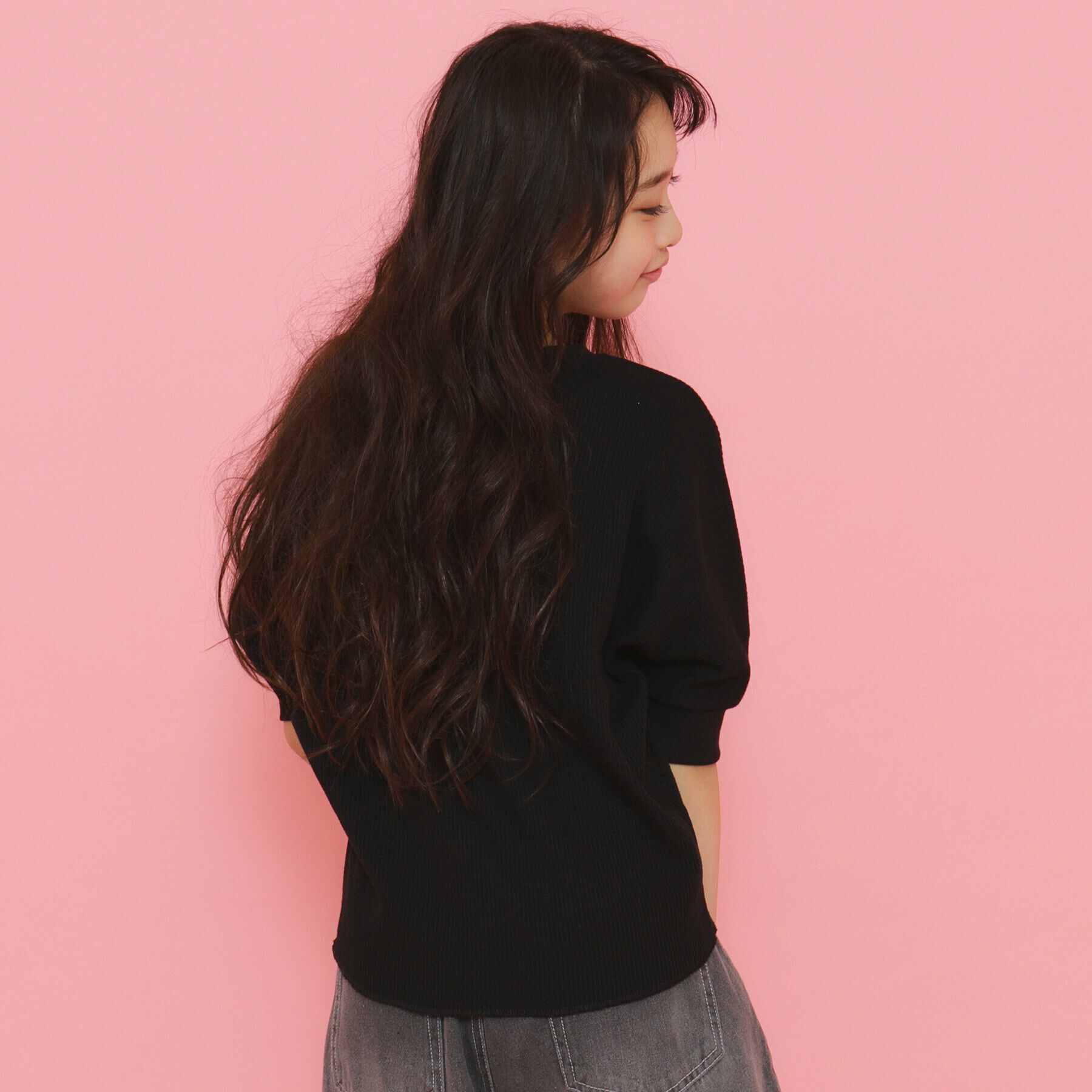 PINK-latte「【130cmあり】サーマルTシャツ」|Tシャツ・カットソー|