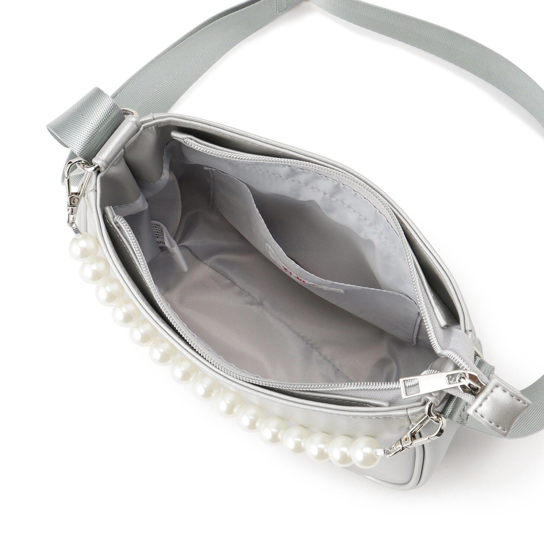 PINK-latte「フェイクパール付きハンドルショルダー」|ショルダー・メッセンジャー|