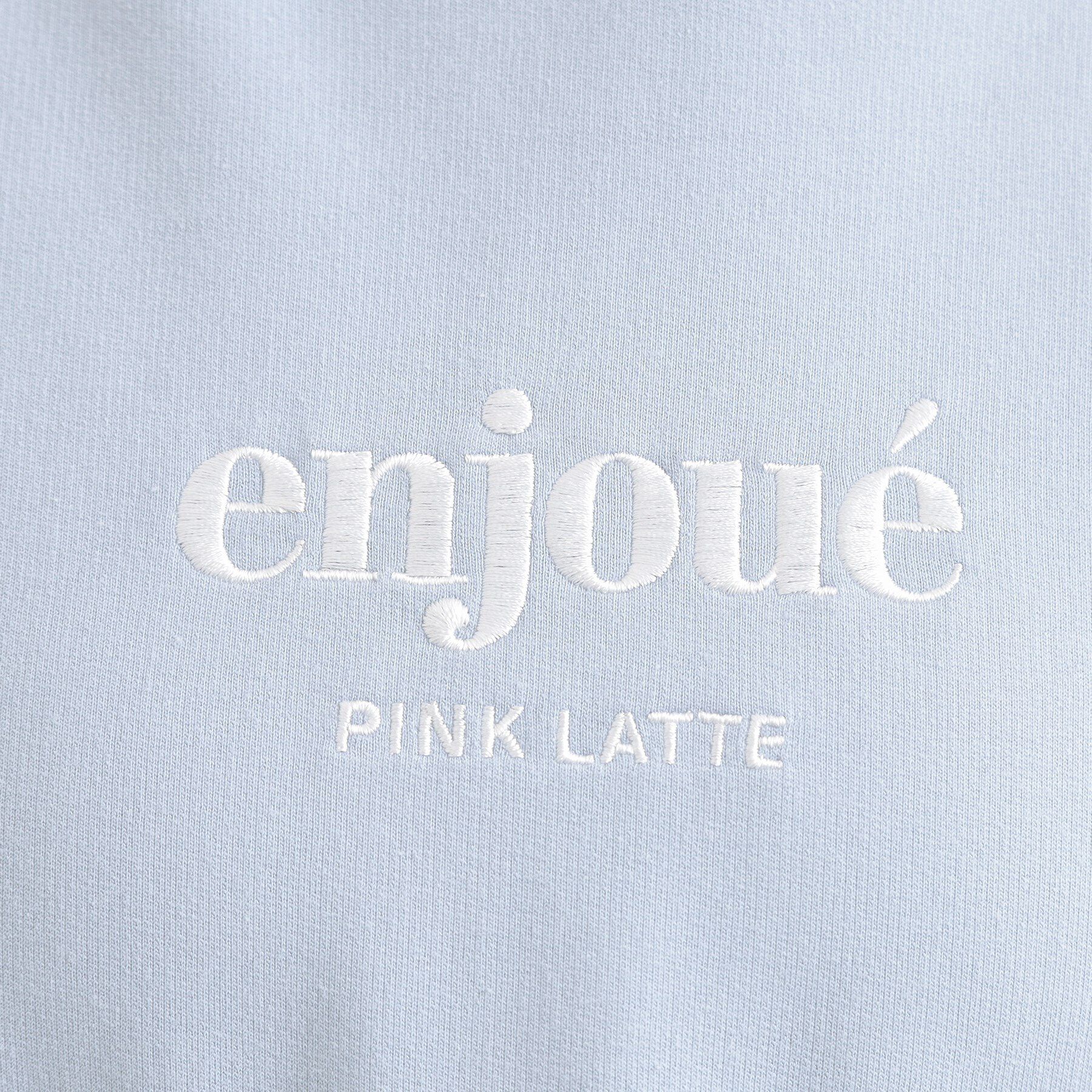 PINK-latte「ミニ裏レースパーカワンピース」|ワンピース|