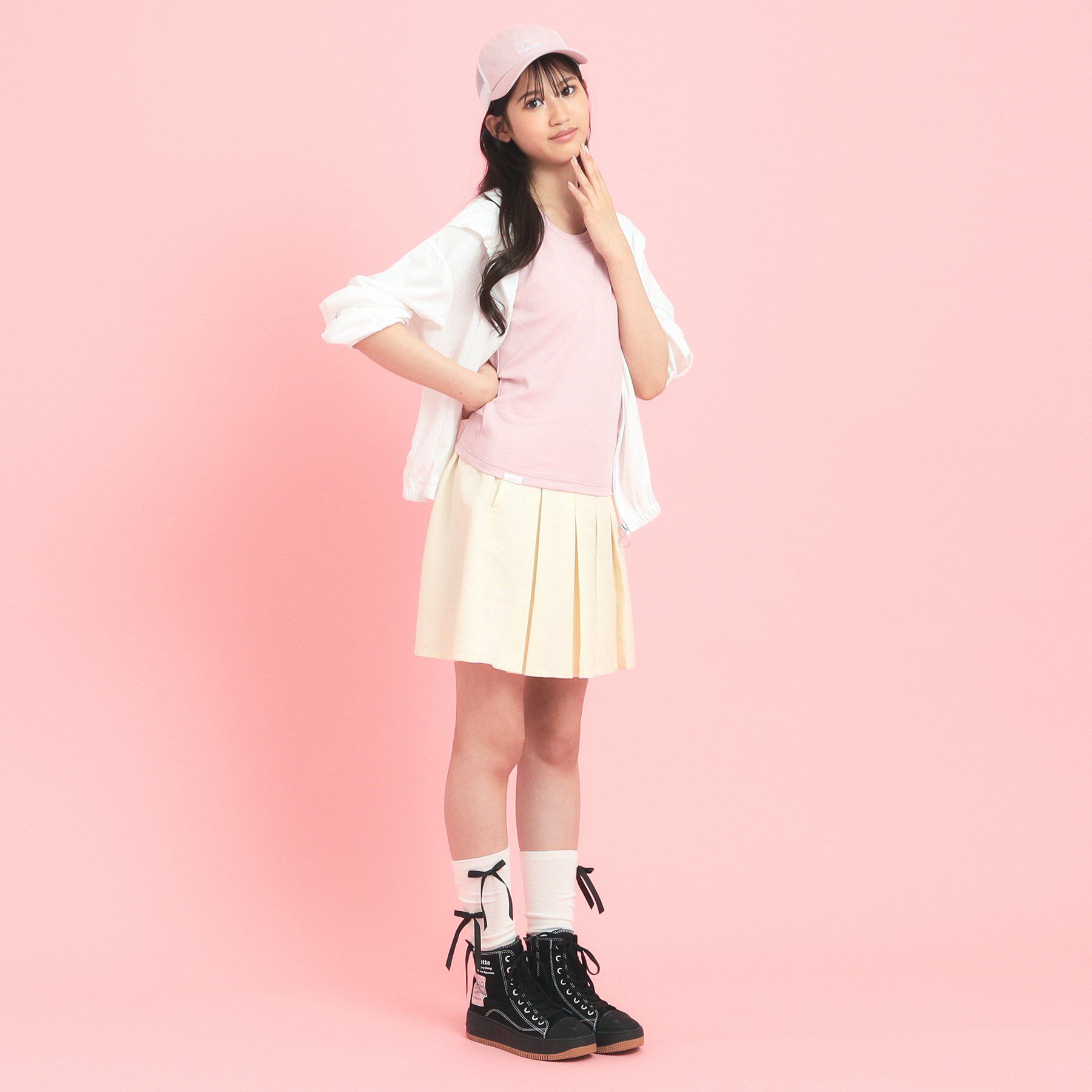 PINK-latte「シンプルタンクトップ」|キャミソール|