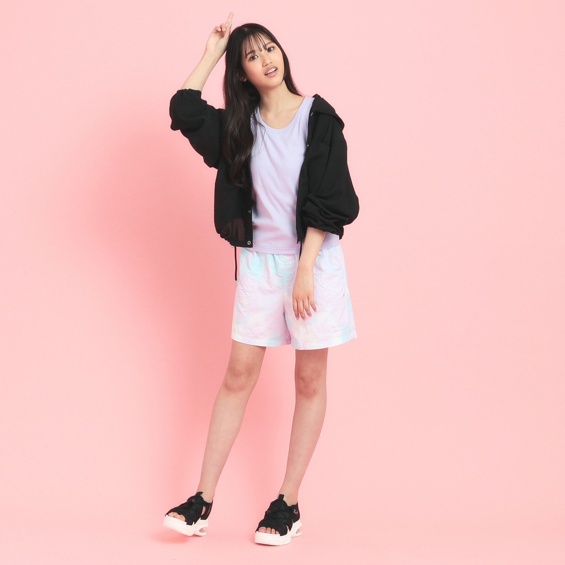 PINK-latte「シンプルタンクトップ」|キャミソール|