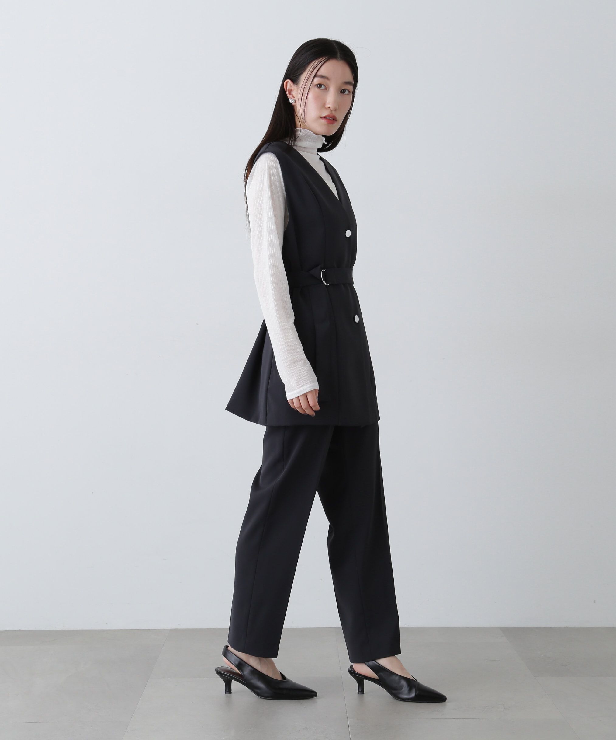  「ベルトツキペプラムジレ」|ブルゾン・スタジャン|