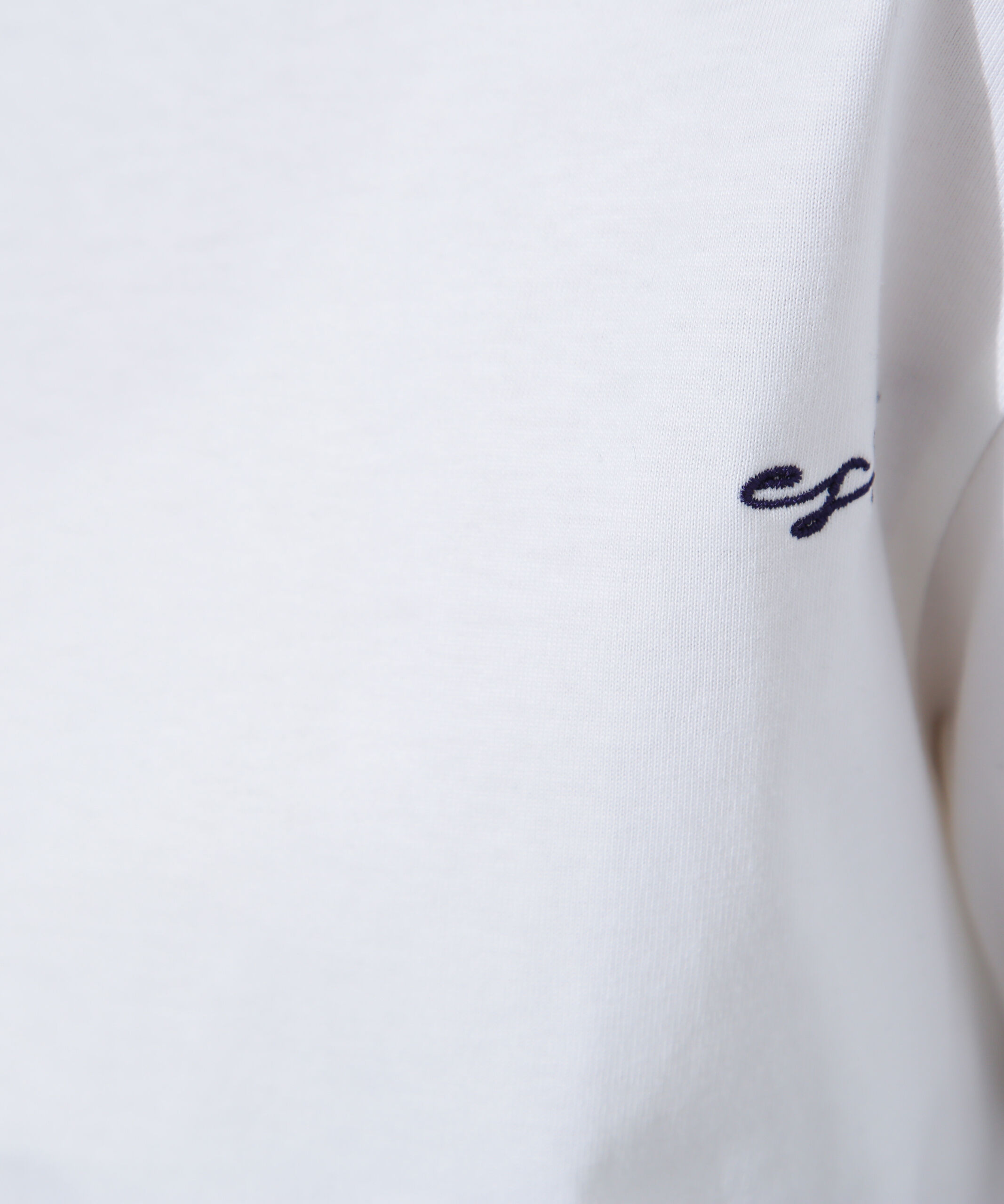  「ロゴ刺繍カットソー」|Tシャツ・カットソー|