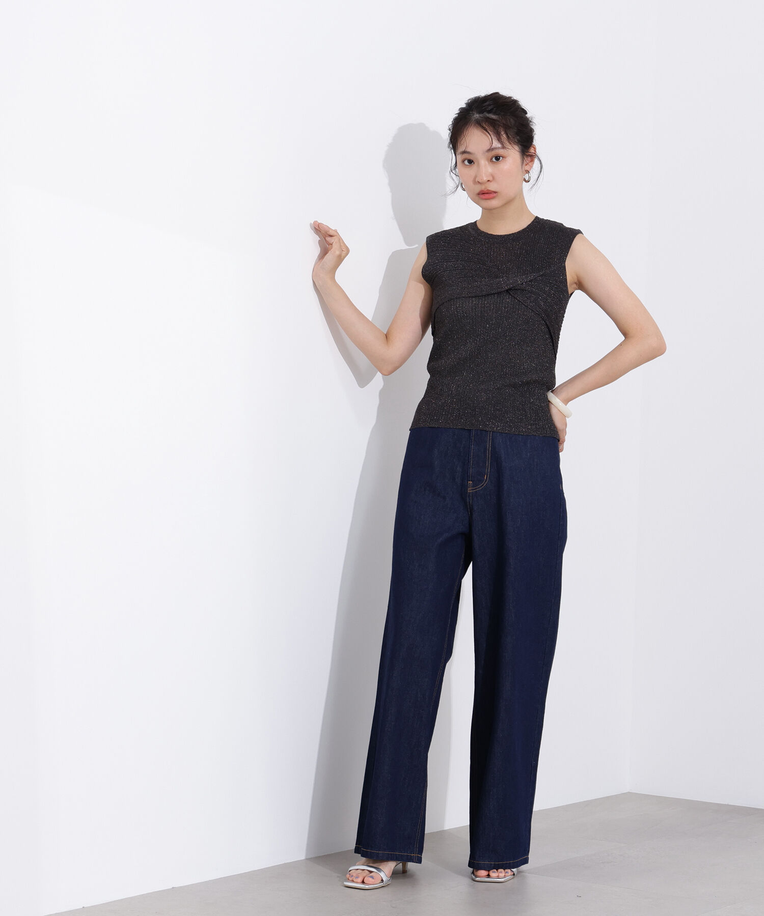  「フロントツイストリブニット」|ニット・セーター|