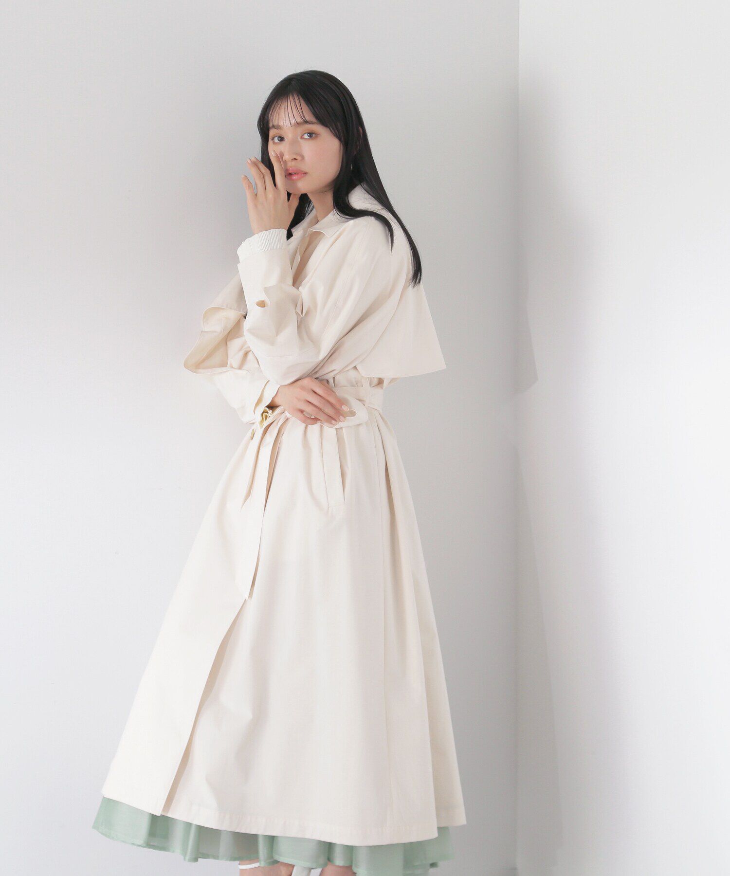  「レイヤースリーブトレンチコート」|その他|