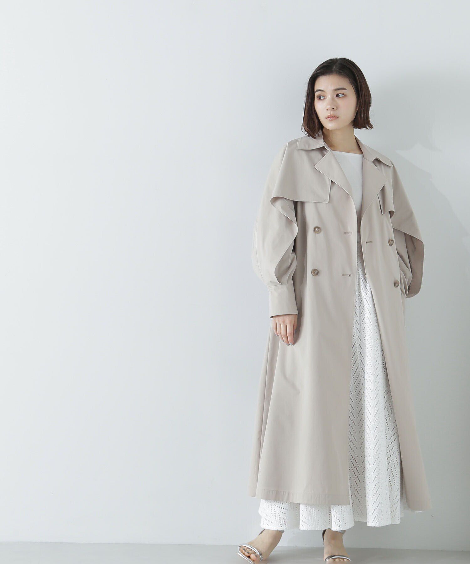  「レイヤースリーブトレンチコート」|その他|