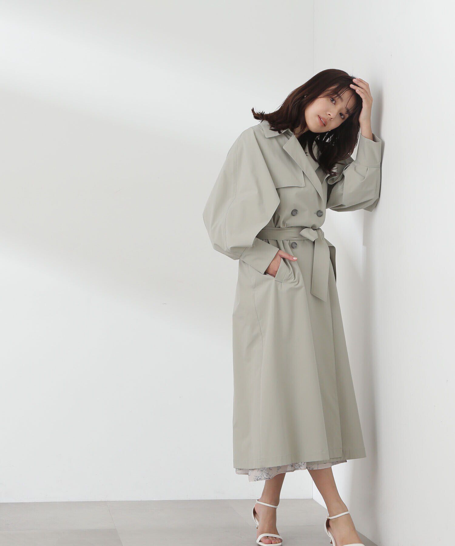  「レイヤースリーブトレンチコート」|その他|