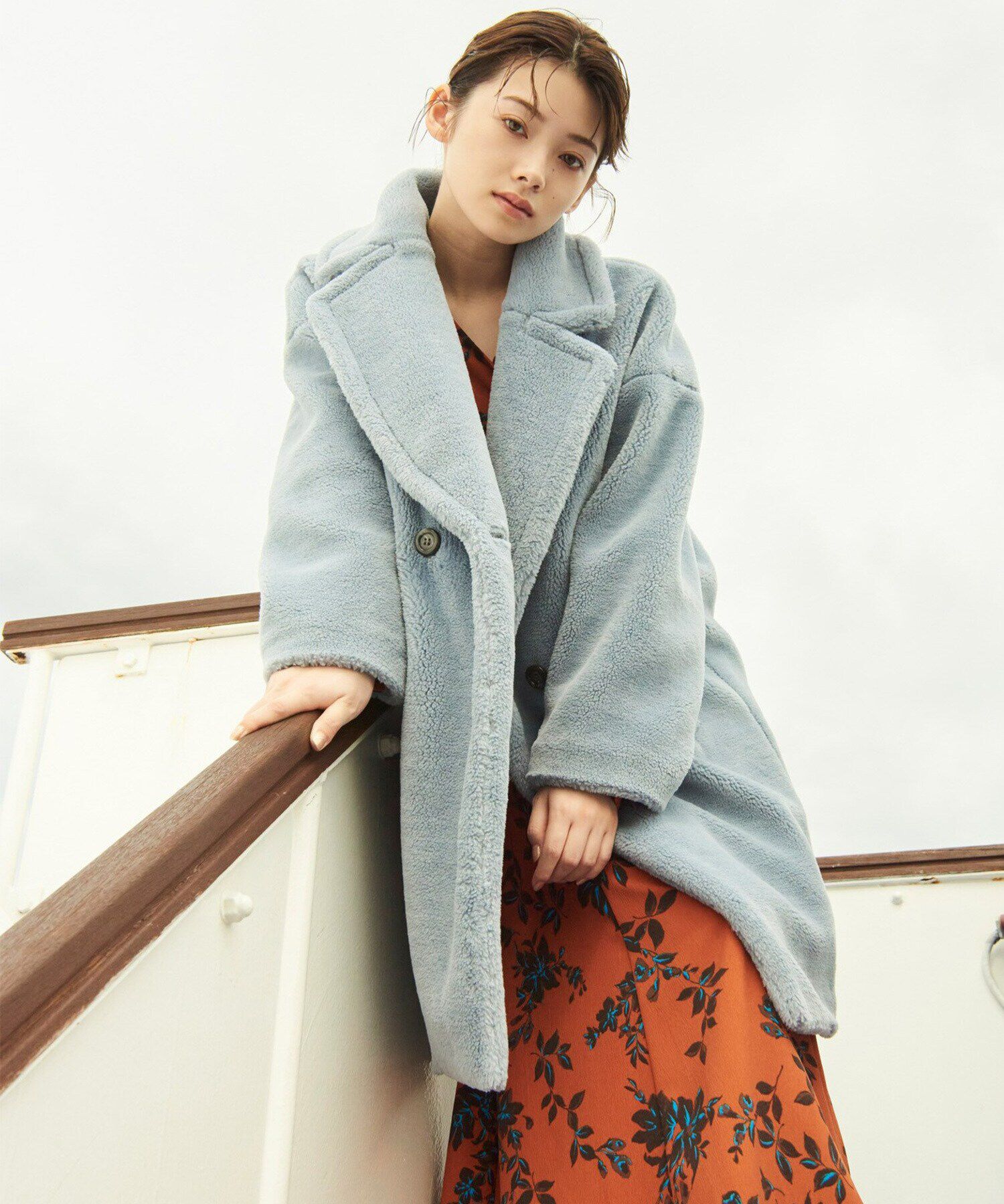  「ボアロングコート　24AW」|その他|グレイッシュ